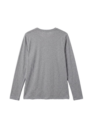 CUBIC Button Front Henley Long Sleeve Top