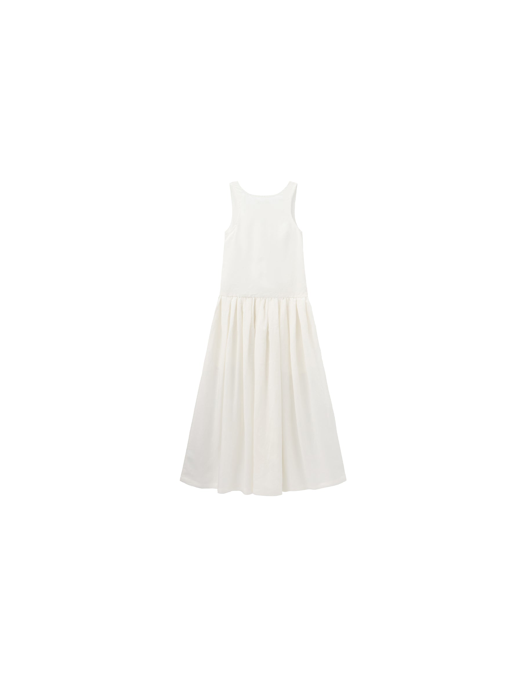 CUBIC Lyocell Solid Color Long Dress-14
