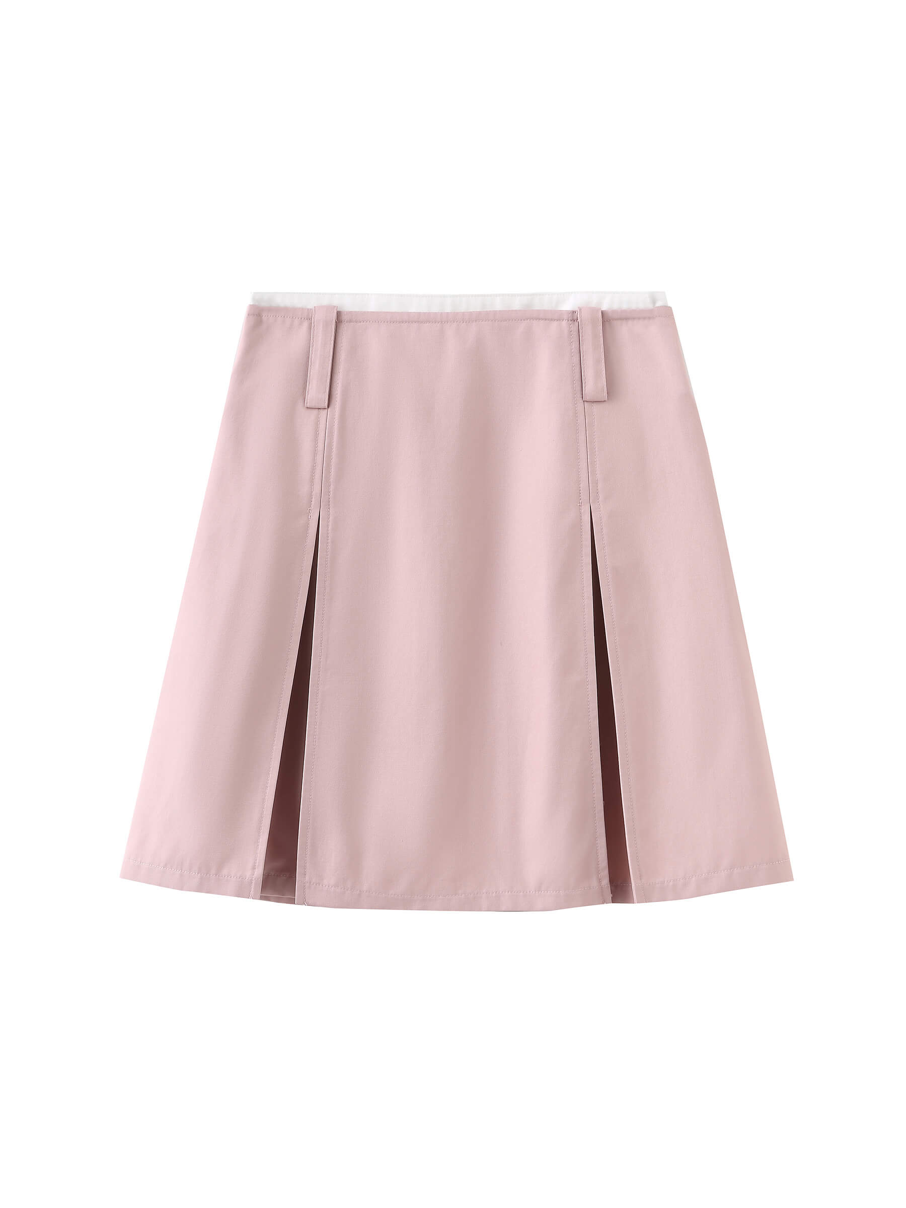 Pleated Short Skirt-15