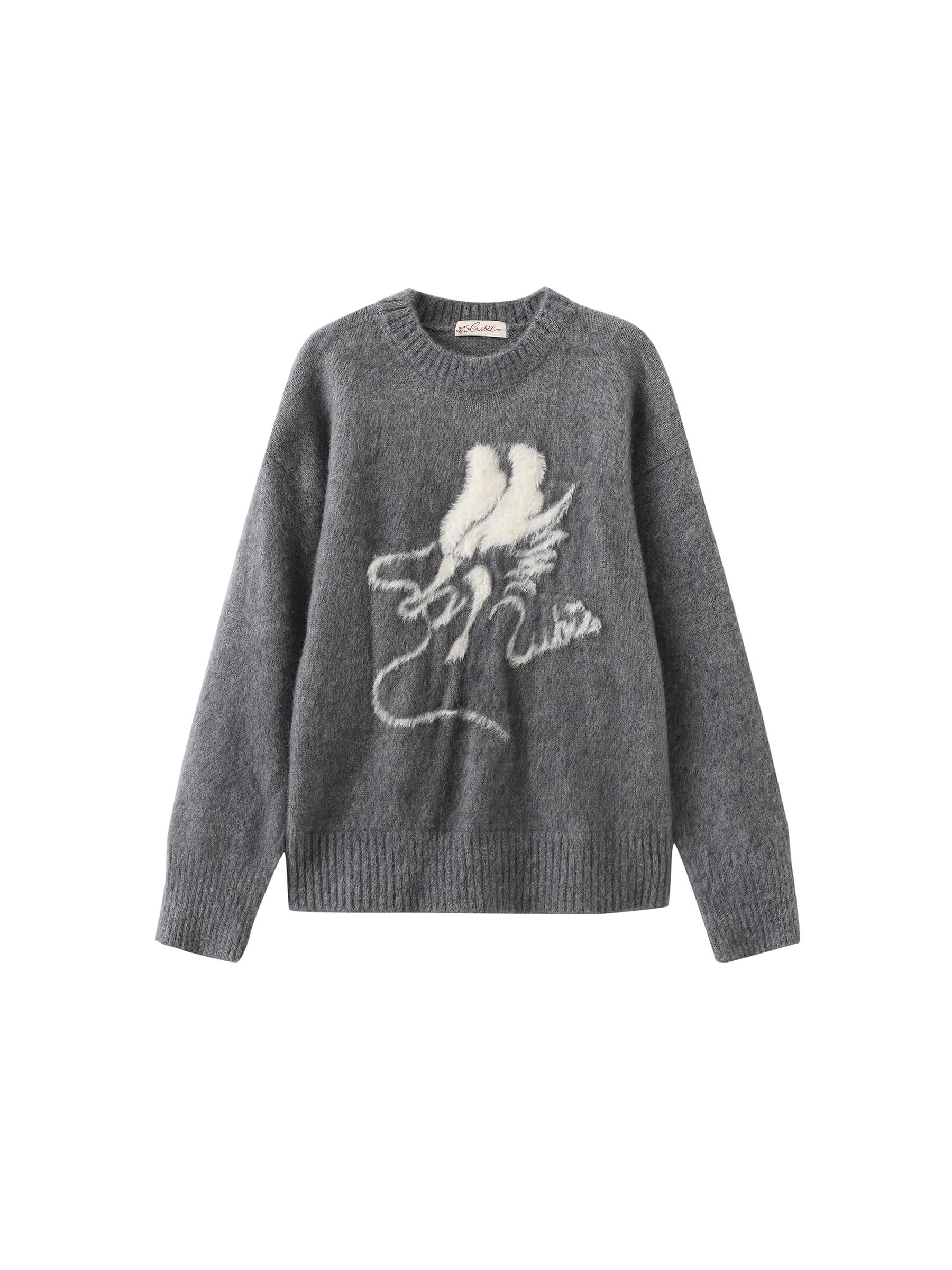 Loose Fit Color Block Jacquard Sweater-15