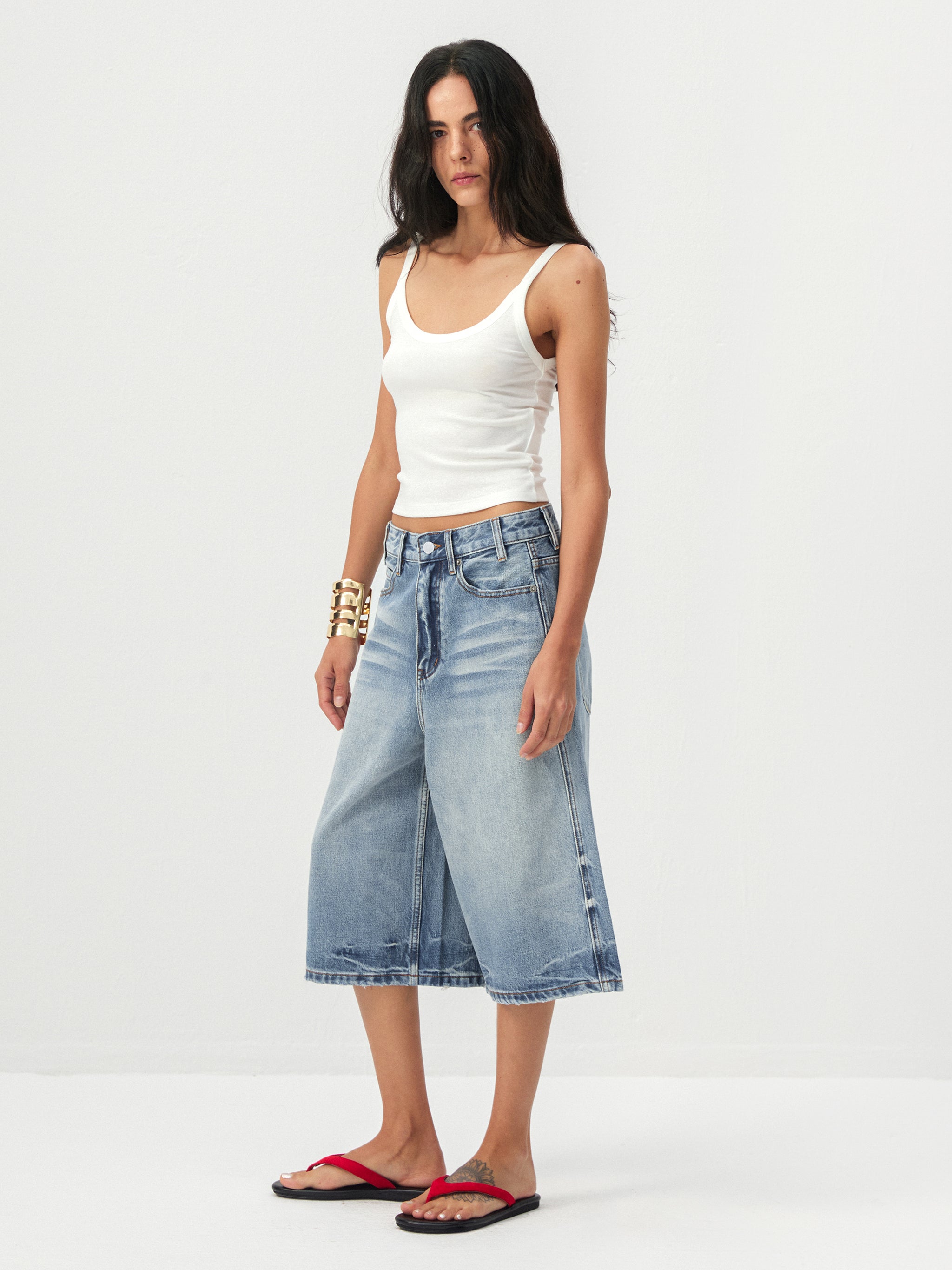CUBIC Lyocell-Linen Blend Tank Top-15