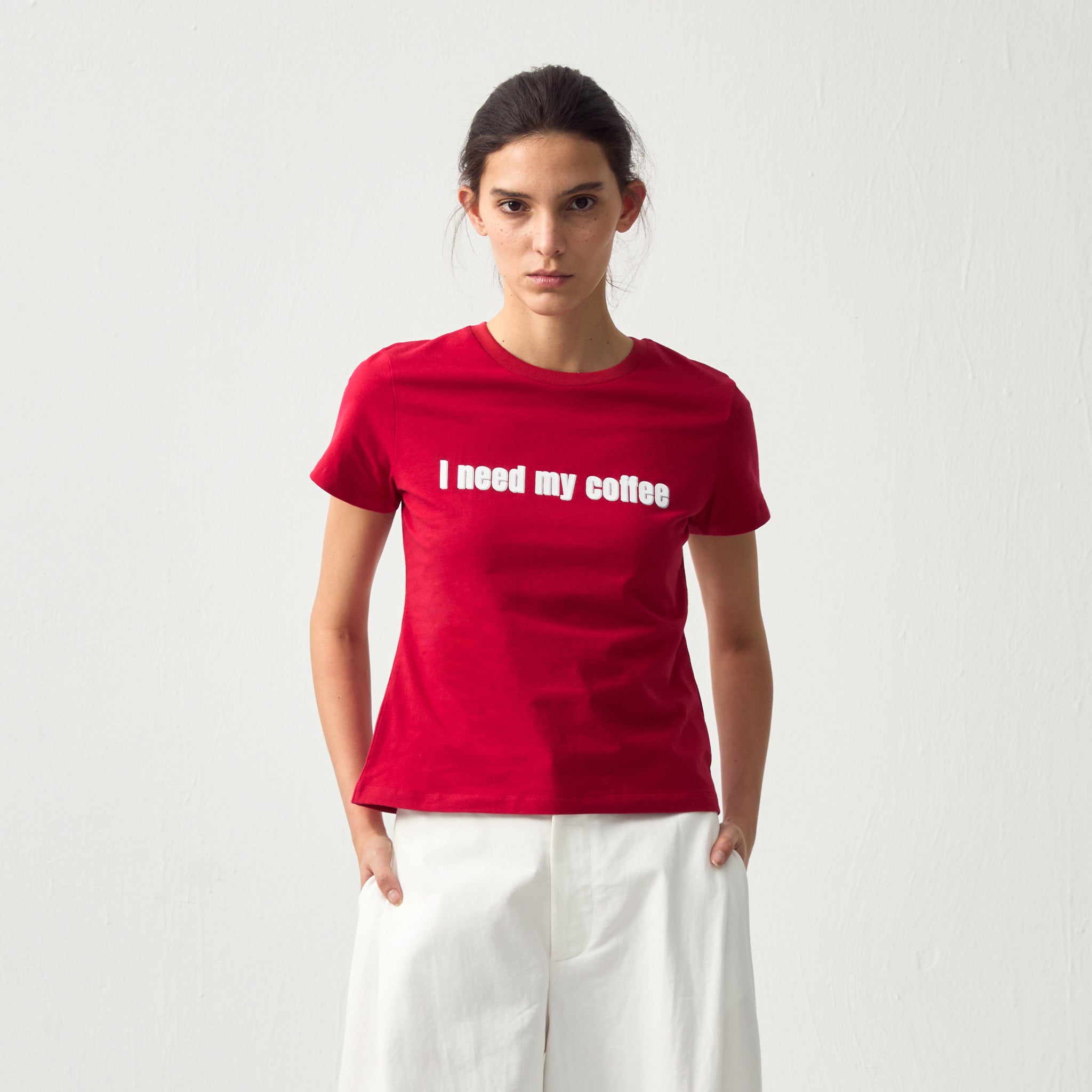 CUBIC 'I need my coffee' T-Shirt-5