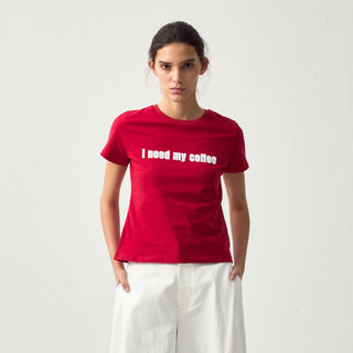 CUBIC 'I need my coffee' T-Shirt