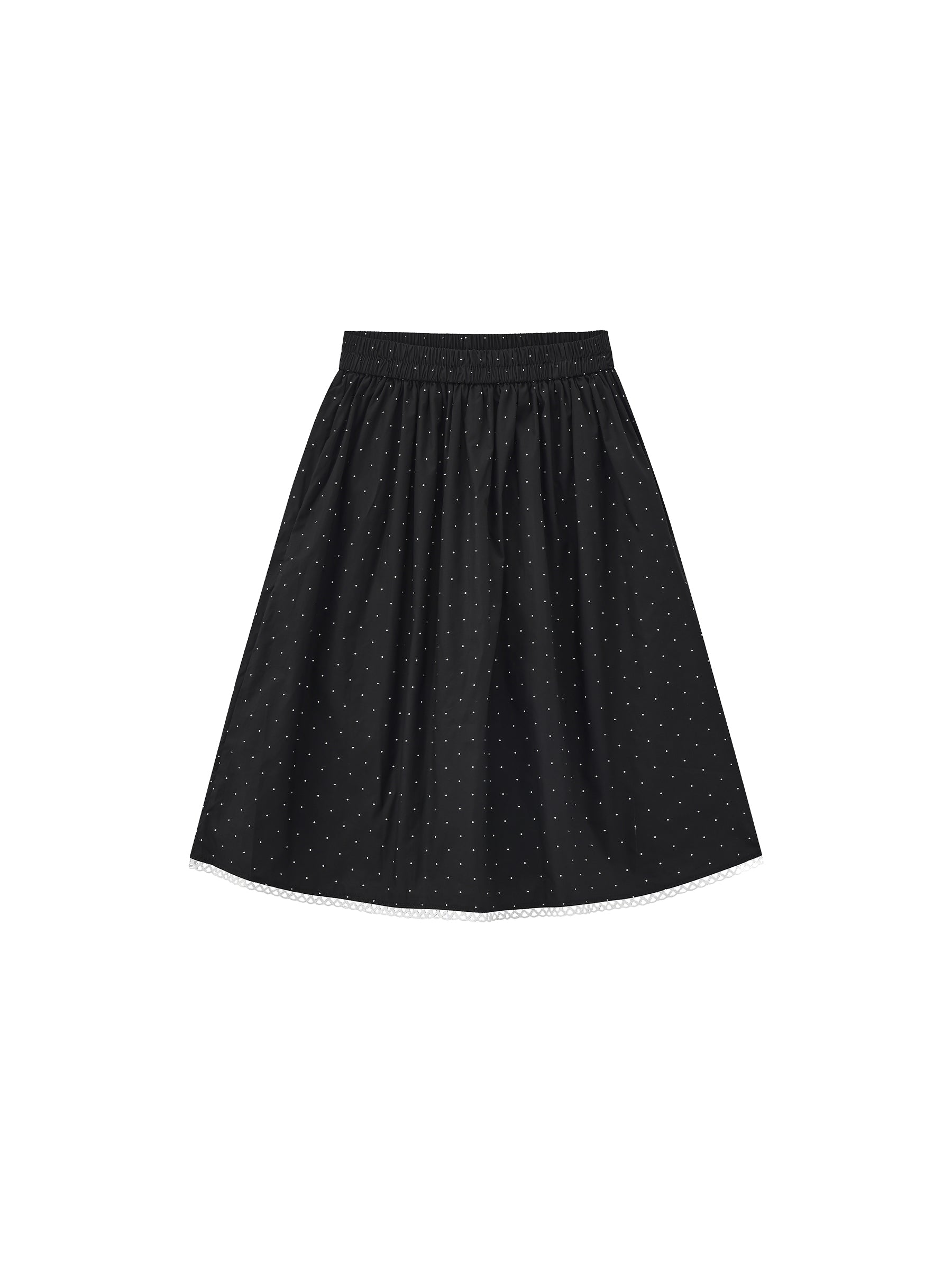 CUBIC Chic Polka Dot Lace Trim Skirt(Pre order: 7 days)-15