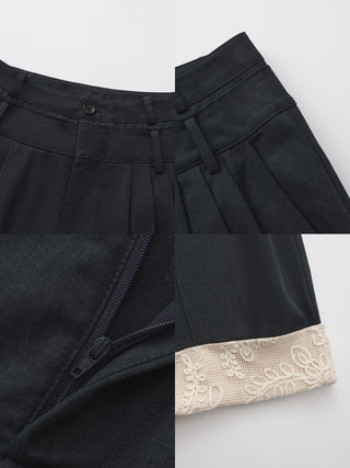 CUBIC Embroidery Casual Pants