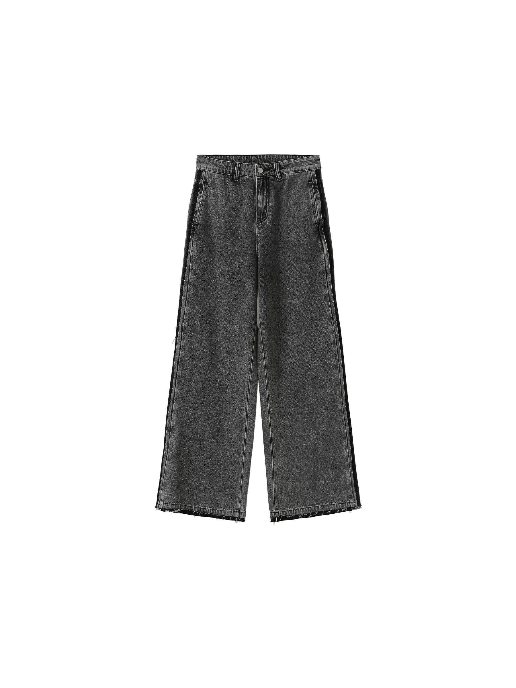High Waist Barrel Leg Jeans-17