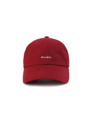 CUBIC Embroidered Solid Color Baseball Cap