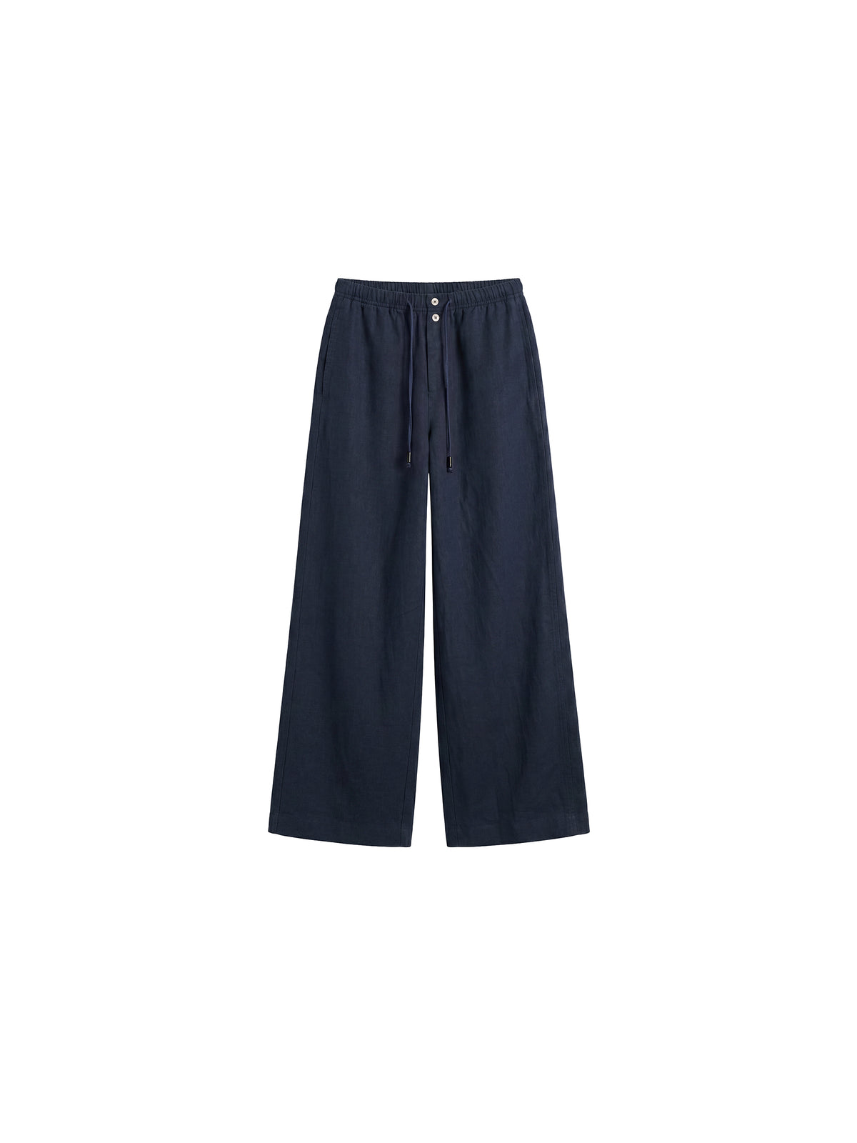 CUBIC Lyocell Linen Wide-Leg Pants-16