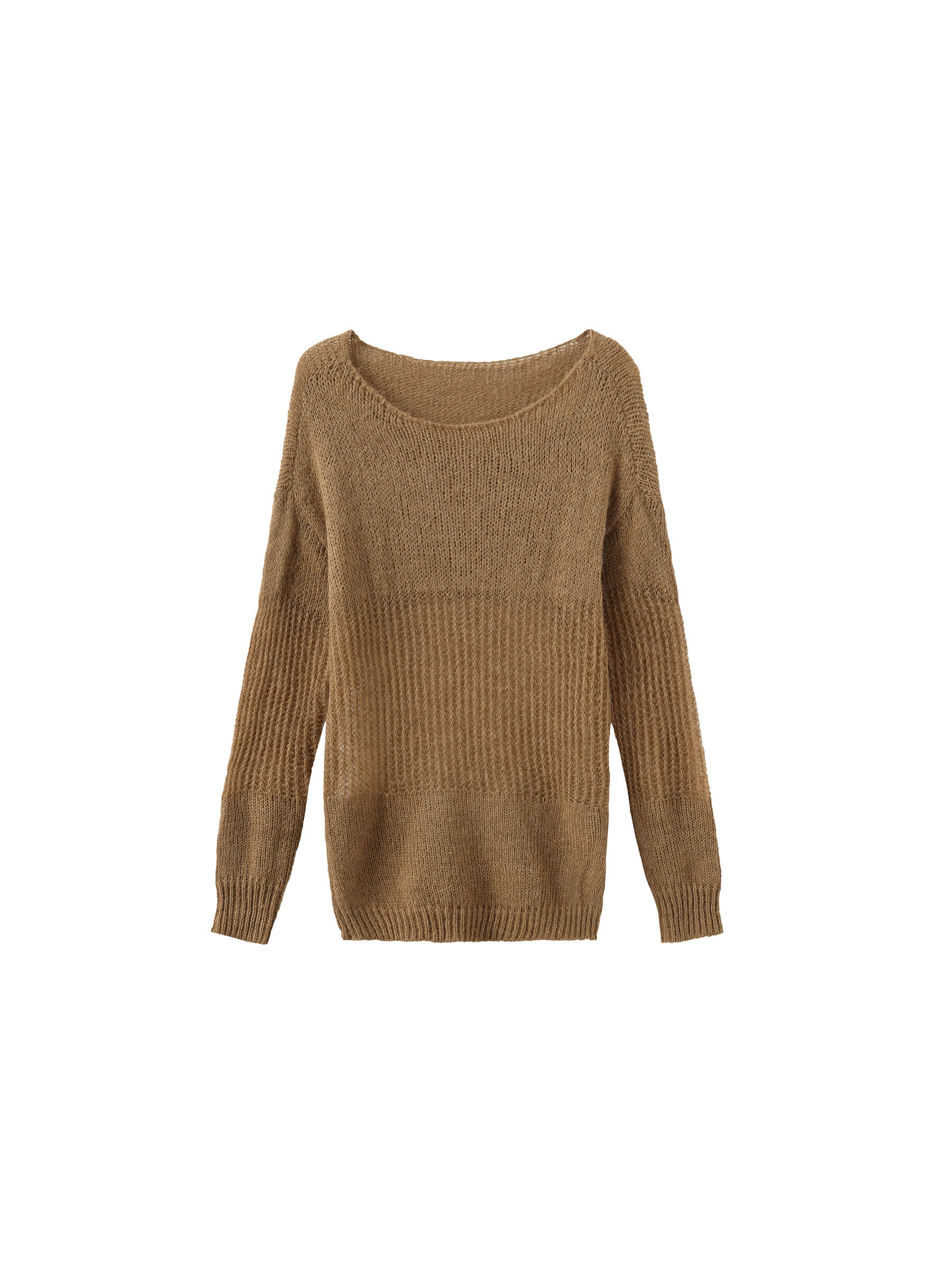Off The Shoulder Stacked Long Sleeved Sweater-17