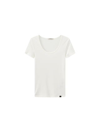 CUBIC Modal Long Slim Fit Crew Neck T-Shirt