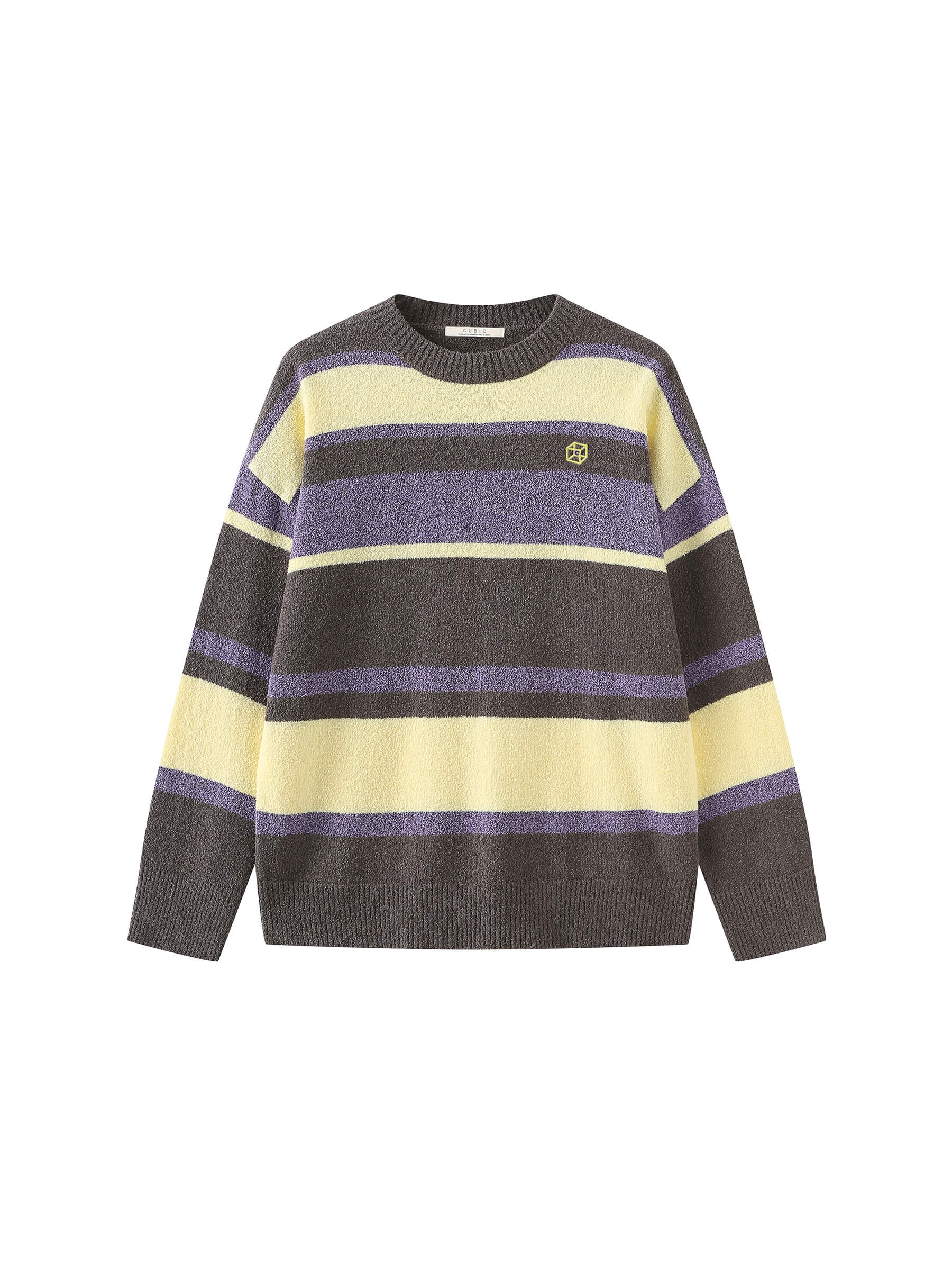 Striped Knit Sweater-7