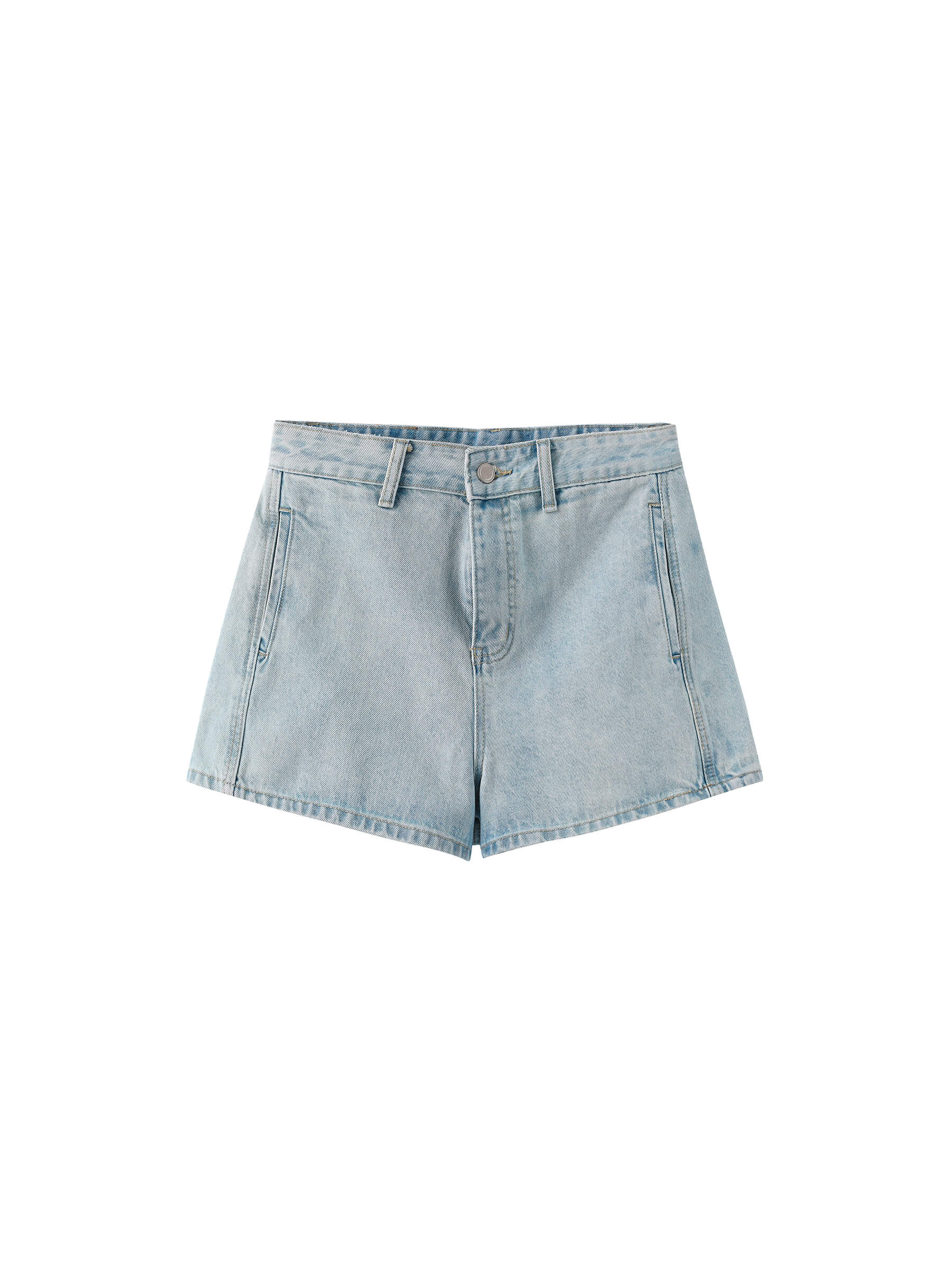 High-Waisted Ultra-Short Casual Shorts-15