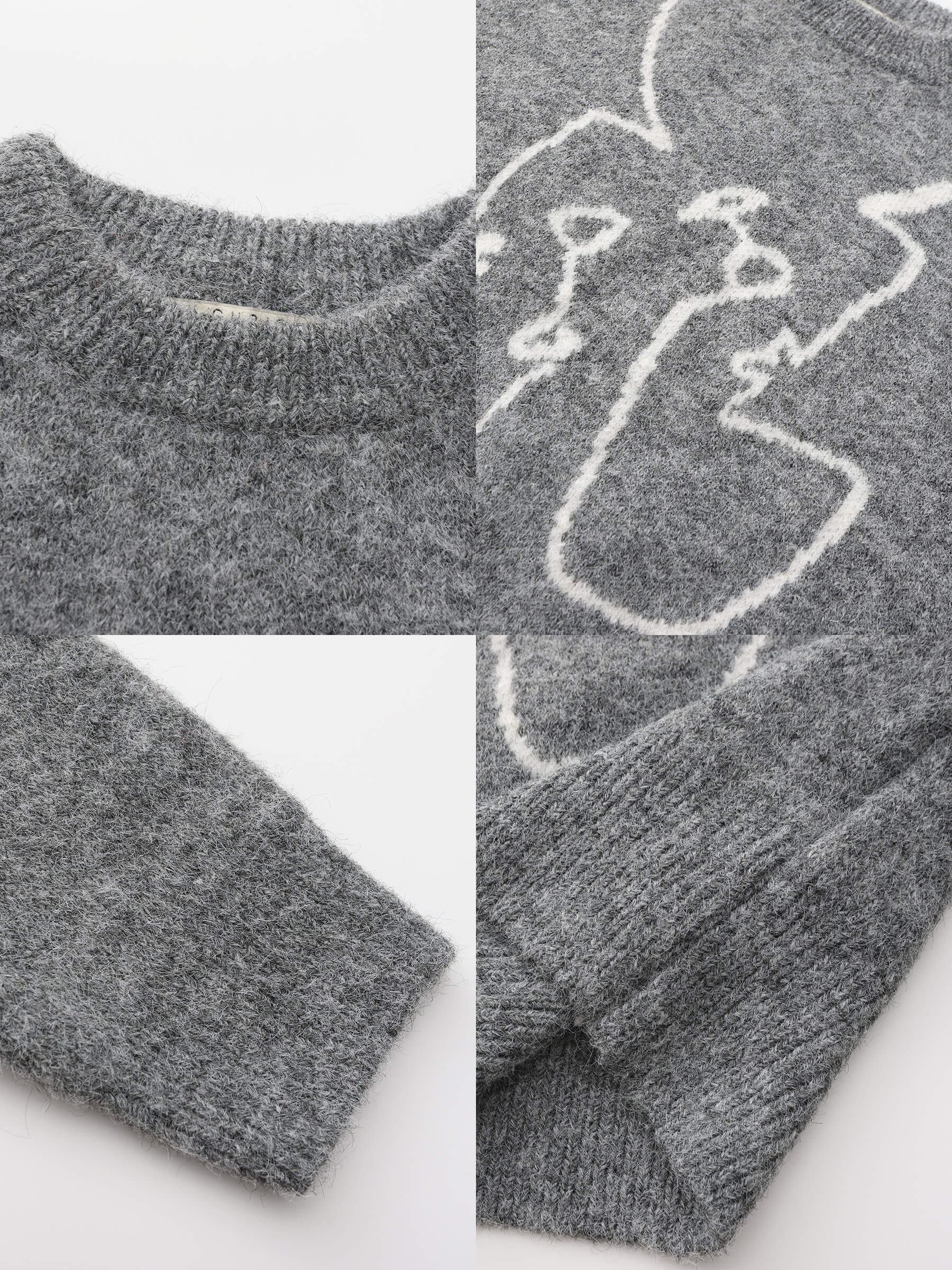 "CUBIC WINE CLUB" Sweater-15