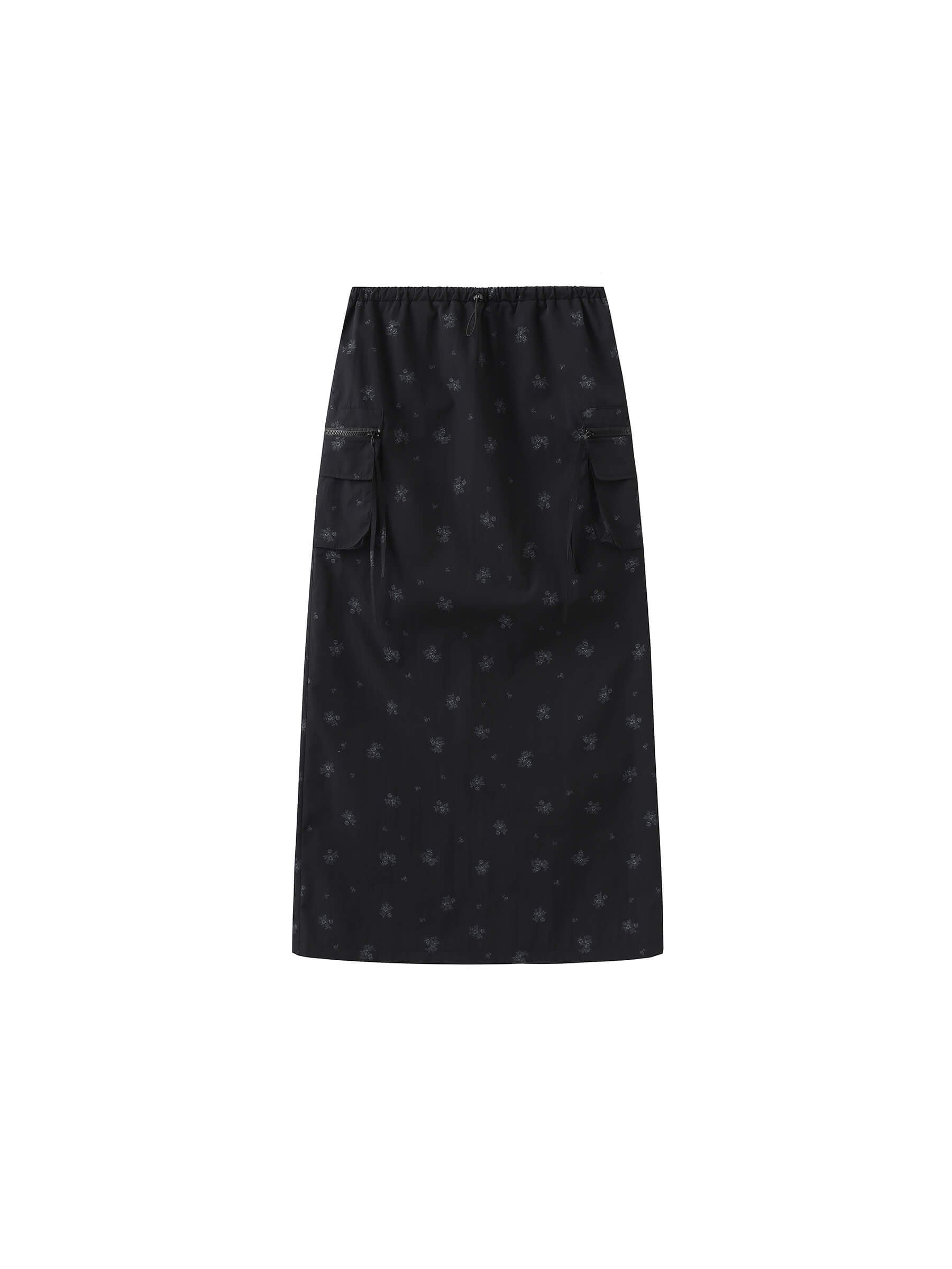 A-line Floral Skirt-15