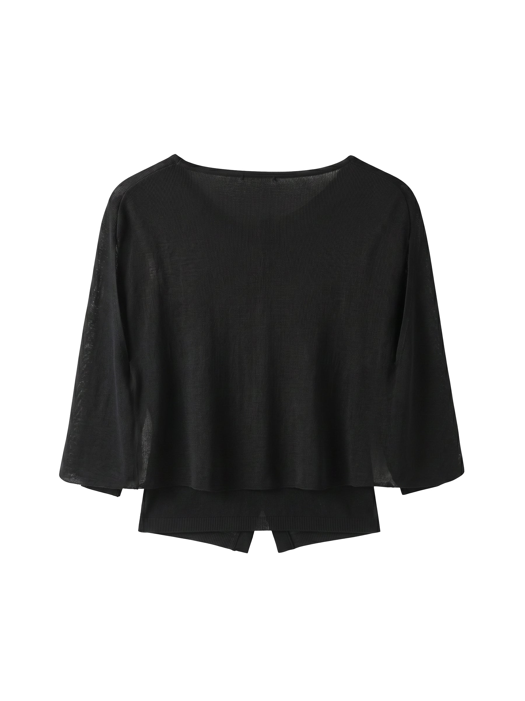CUBIC Cape-Style Button Front Top-15
