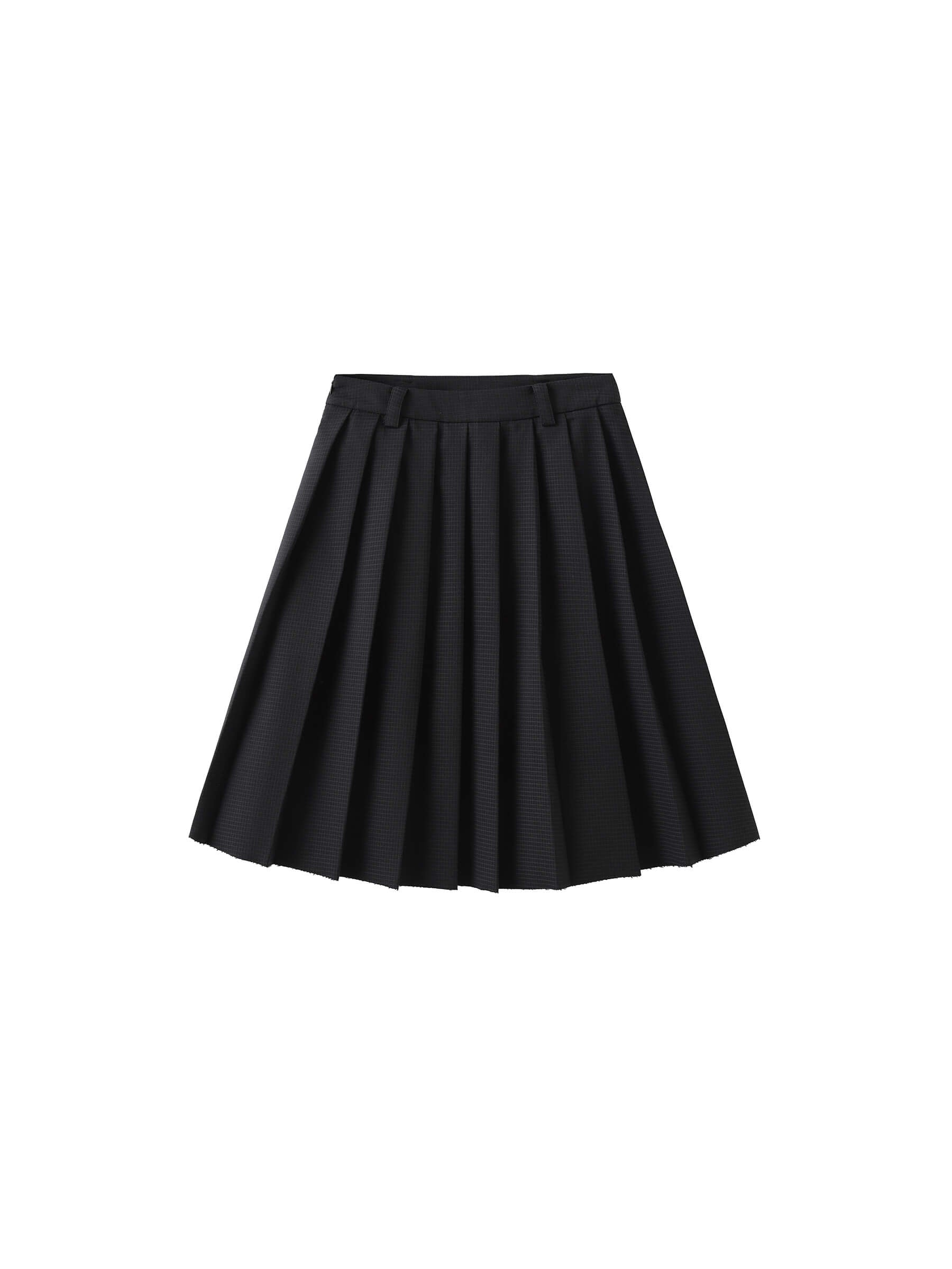 Plaid Pleated Skirt-17