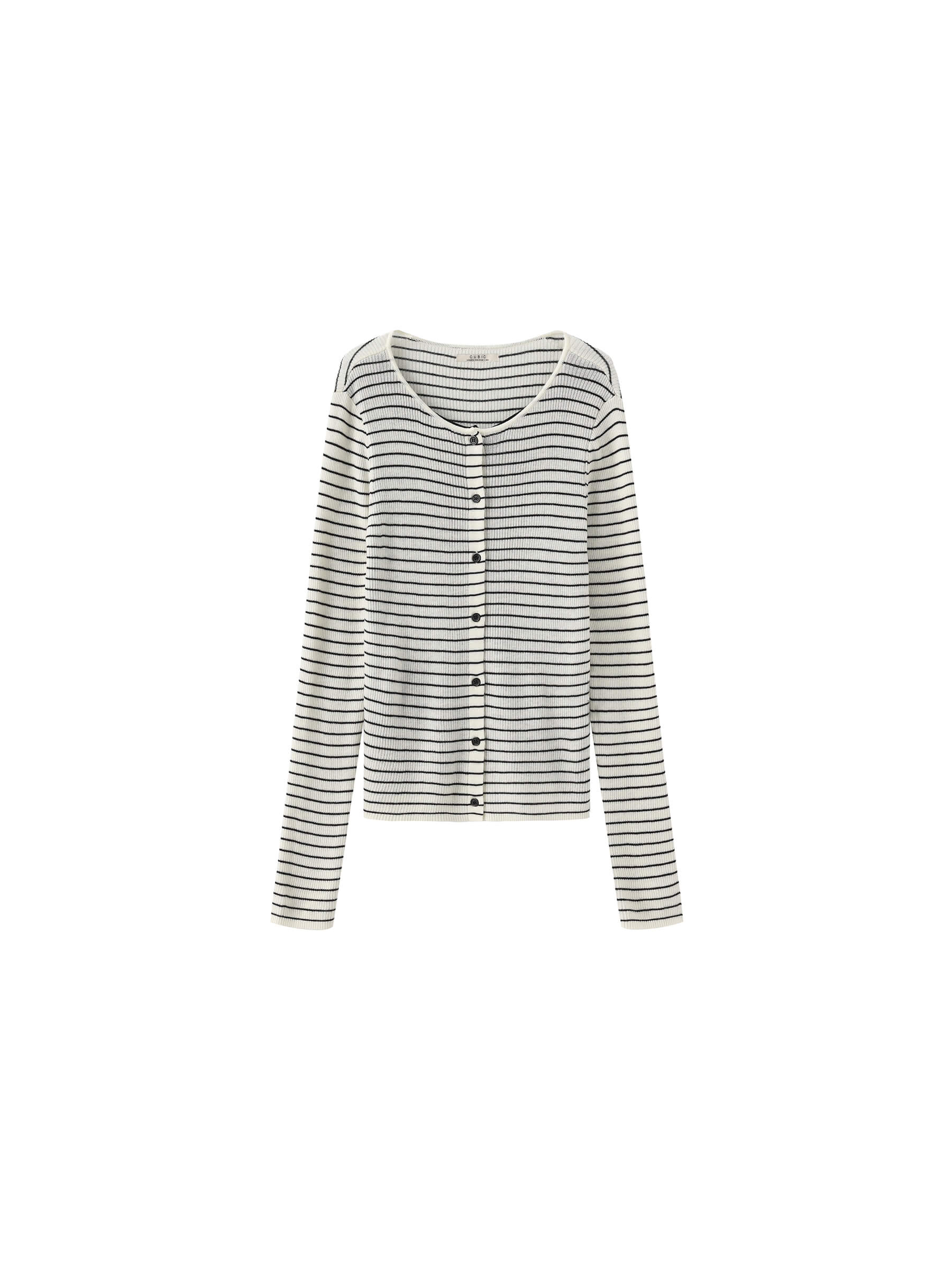 Slim-Fit Long Sleeve Layered Knit Cardigan-17
