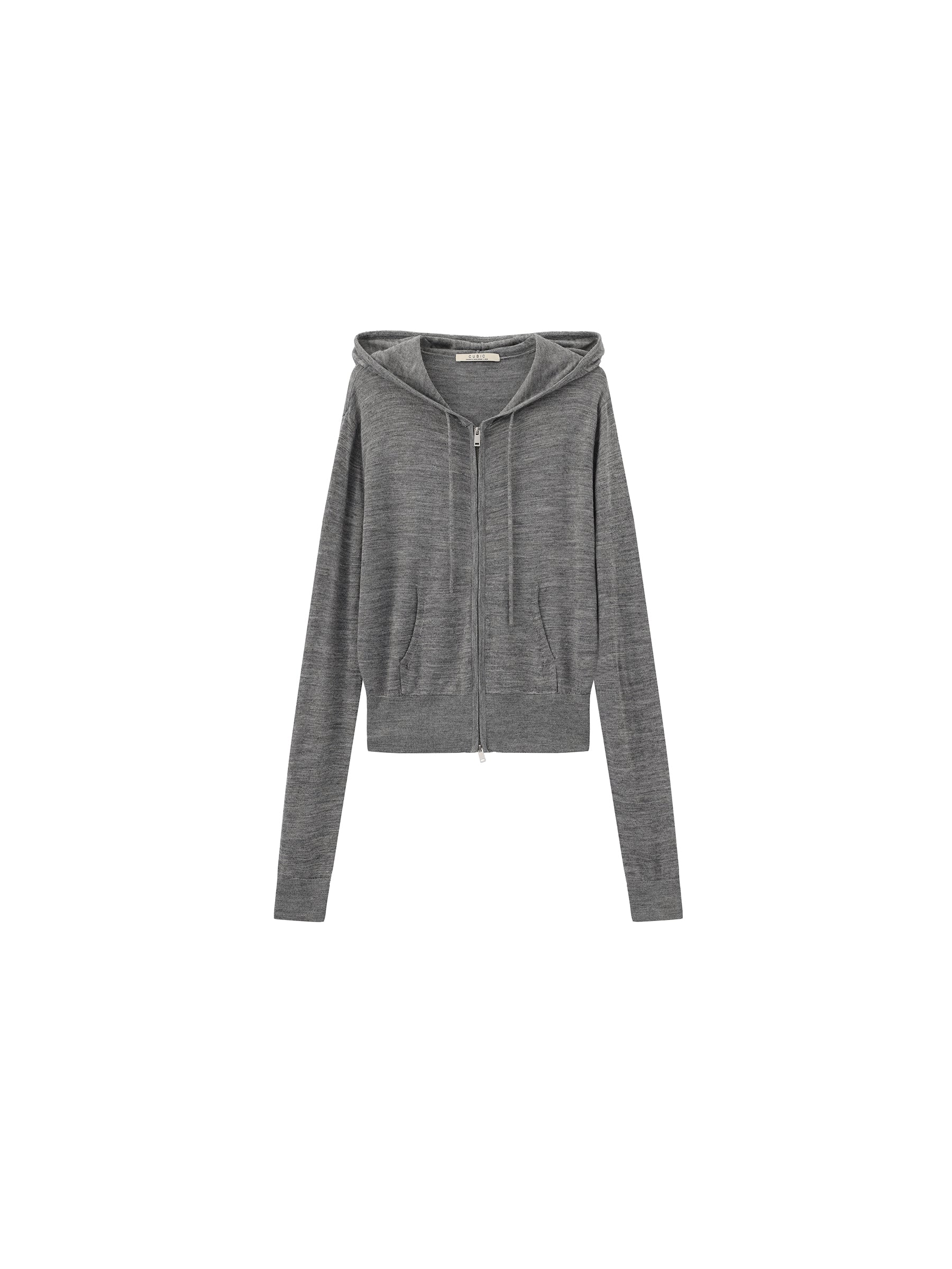 CUBIC Wool Zip-Up Hoodie-15