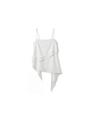 CUBIC Lyocell Asymmetrical Striped Camisole