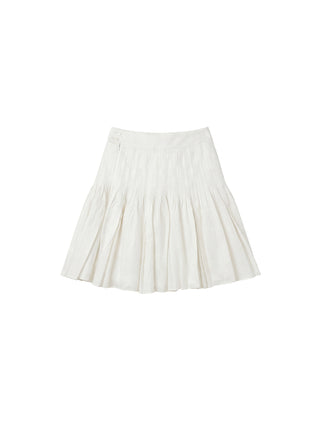 CUBIC Acetate Pleated Umbrella Skirt