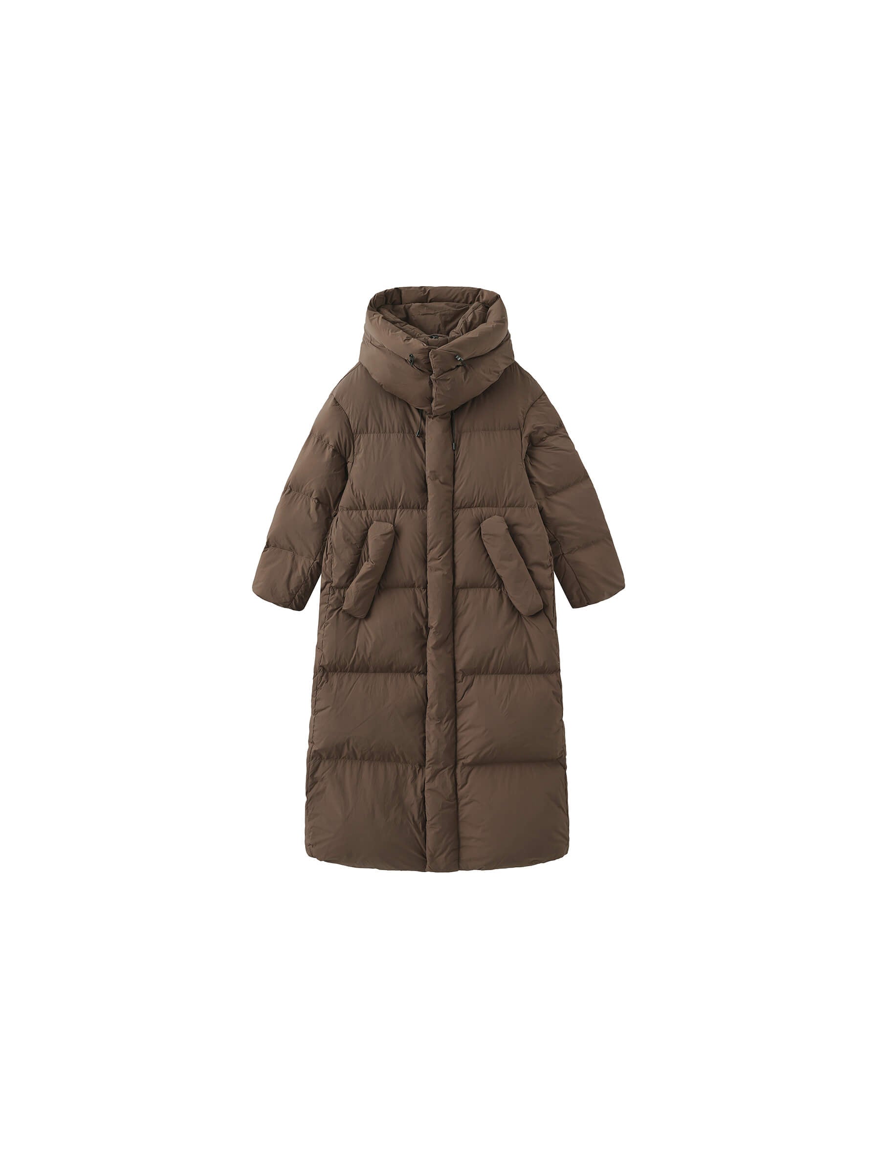 Long A-line Down Coat-17