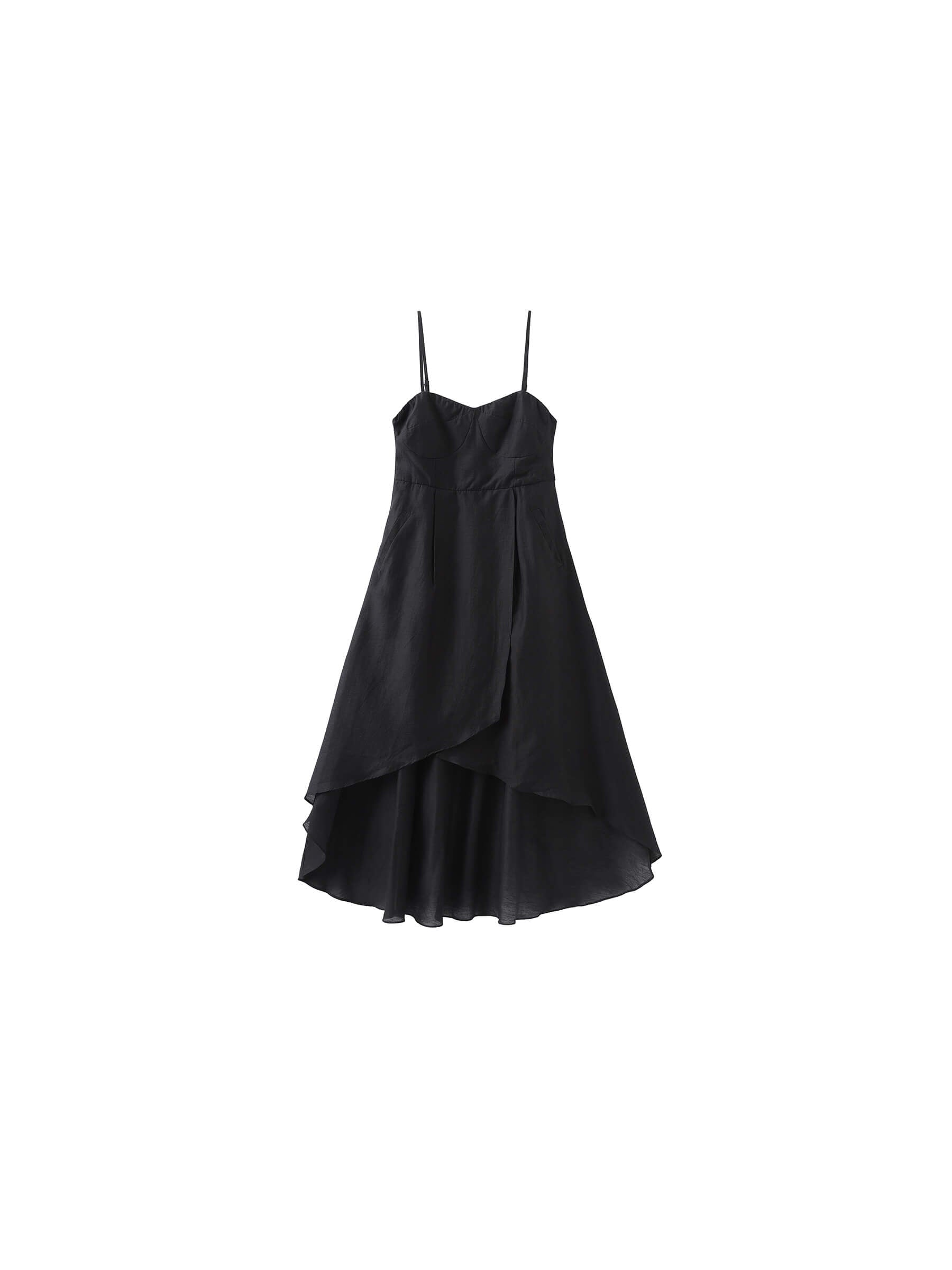 High-low Hem Sling Dress-17