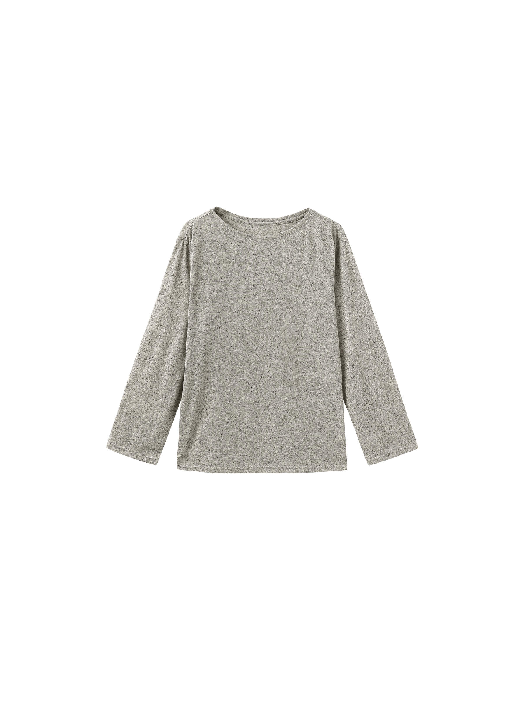 Loose Crew Neck Long Sleeve Knit Top-17