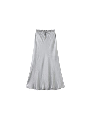 100% Heavyweight Acetate Bias Cut Skirt