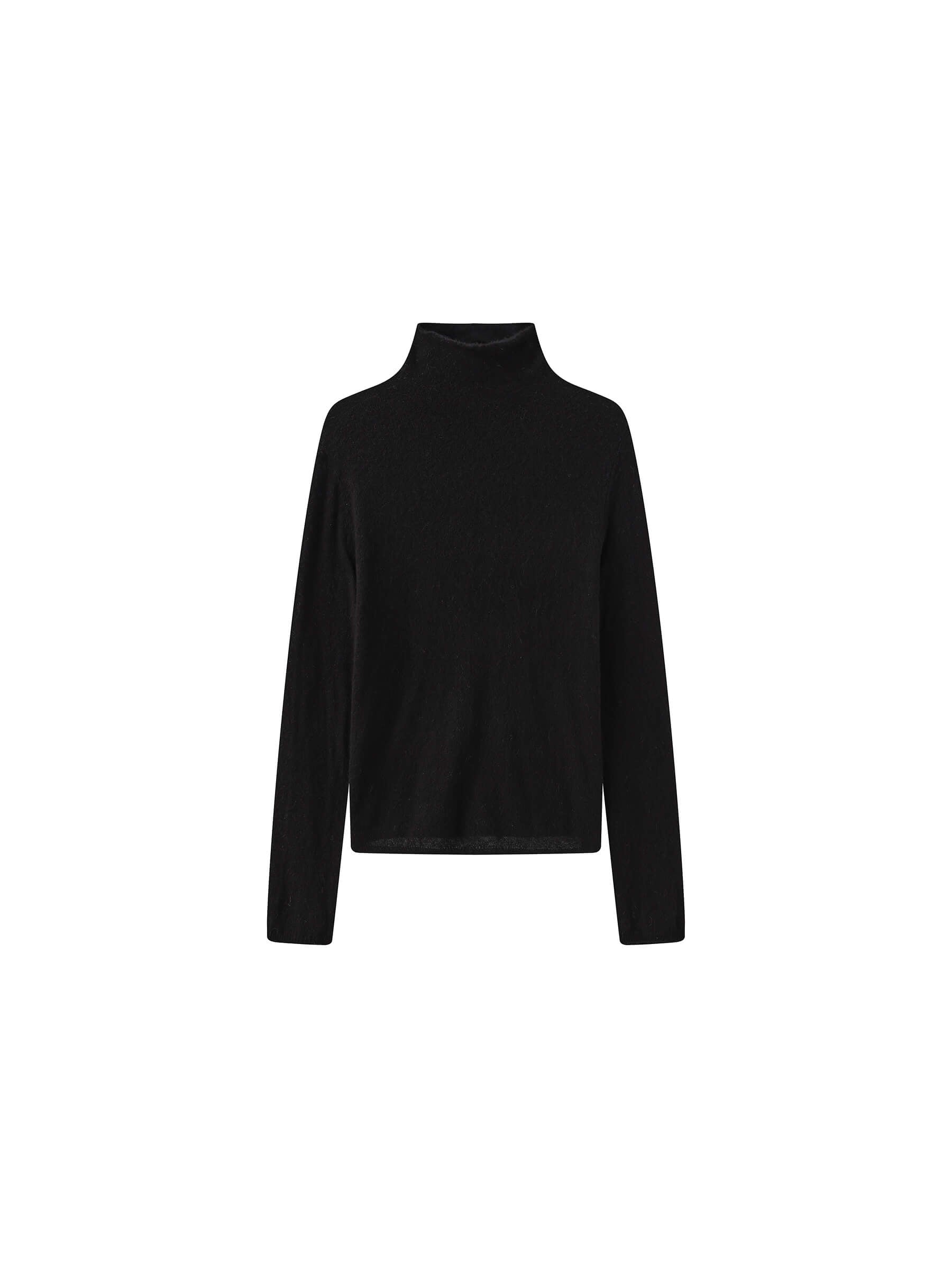 Thin Wool Long Sleeves Top-17