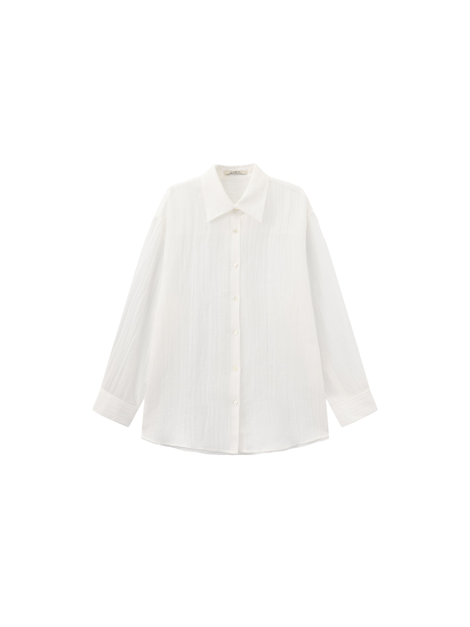CUBIC Ramie Lightweight Long-Sleeved Shirt-15