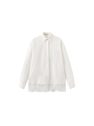 Lace Panel Shirt