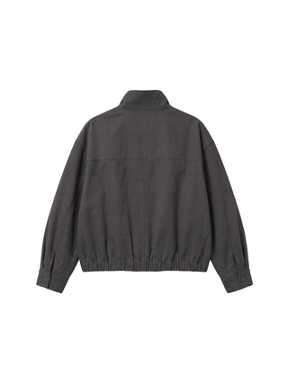 CUBIC Charcoal Cotton Utility Jacket
