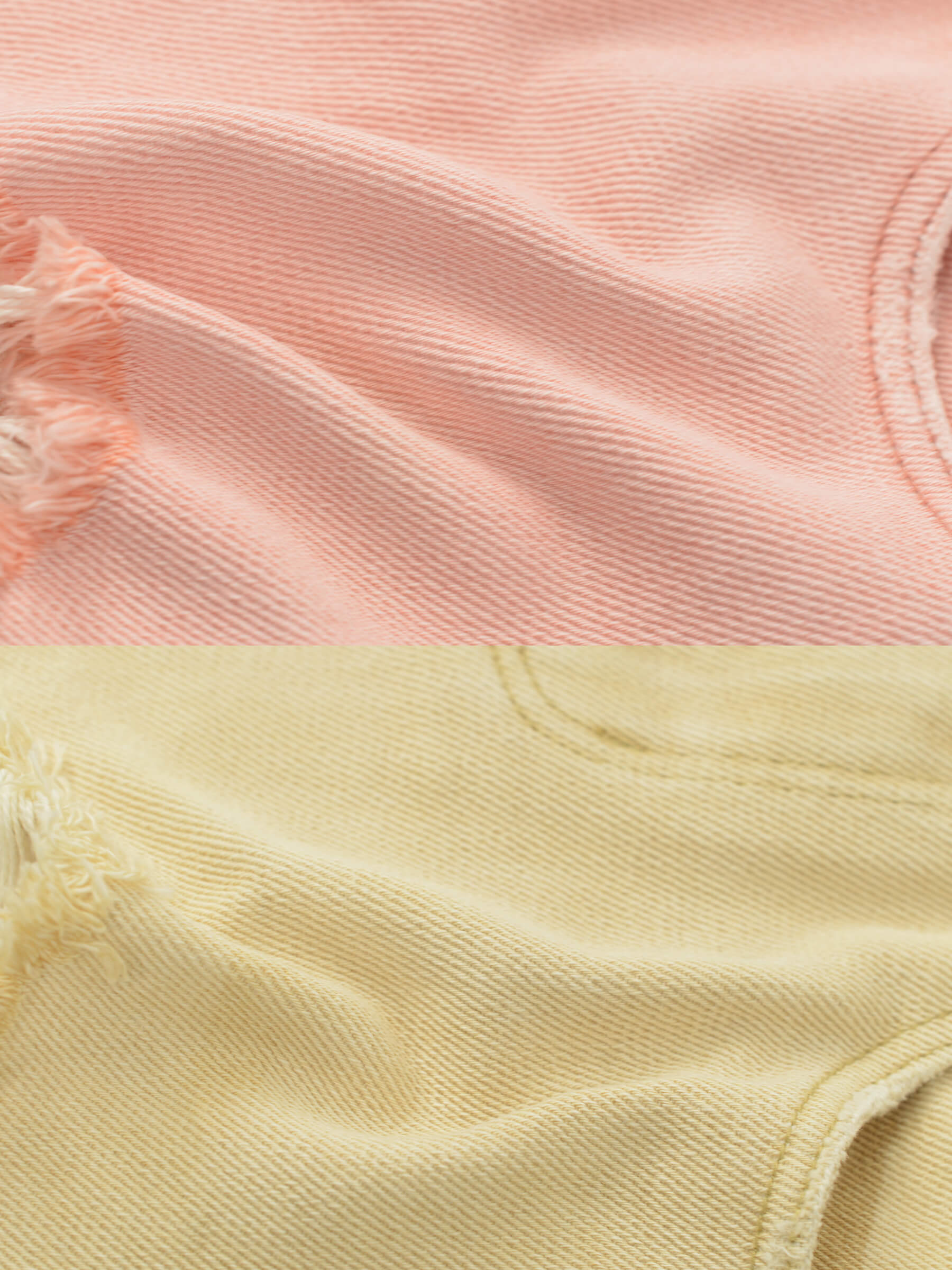 Raw Edge Distressed Mini Shorts-15