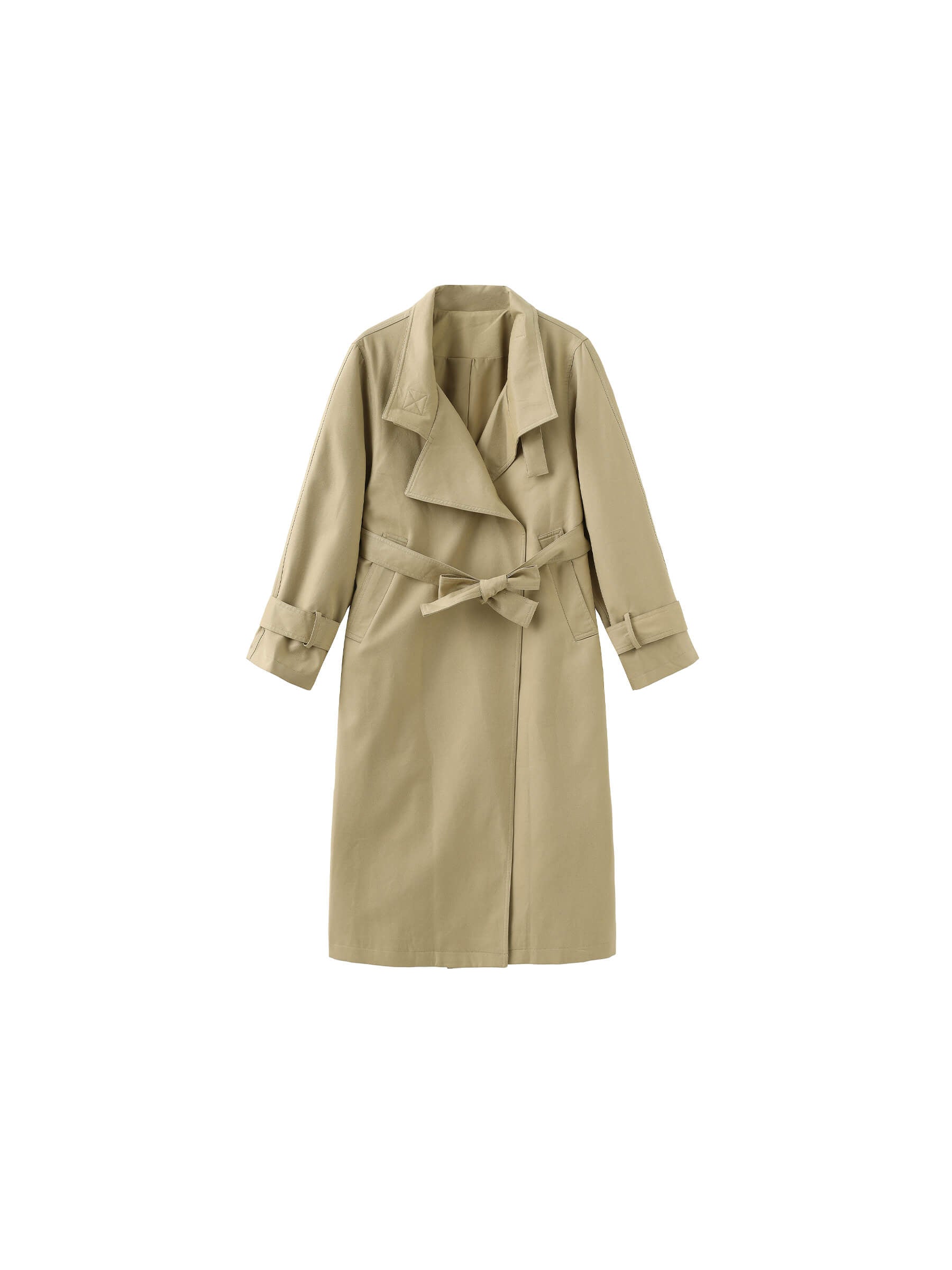 Overlay Mid-Length Trench Coat-19