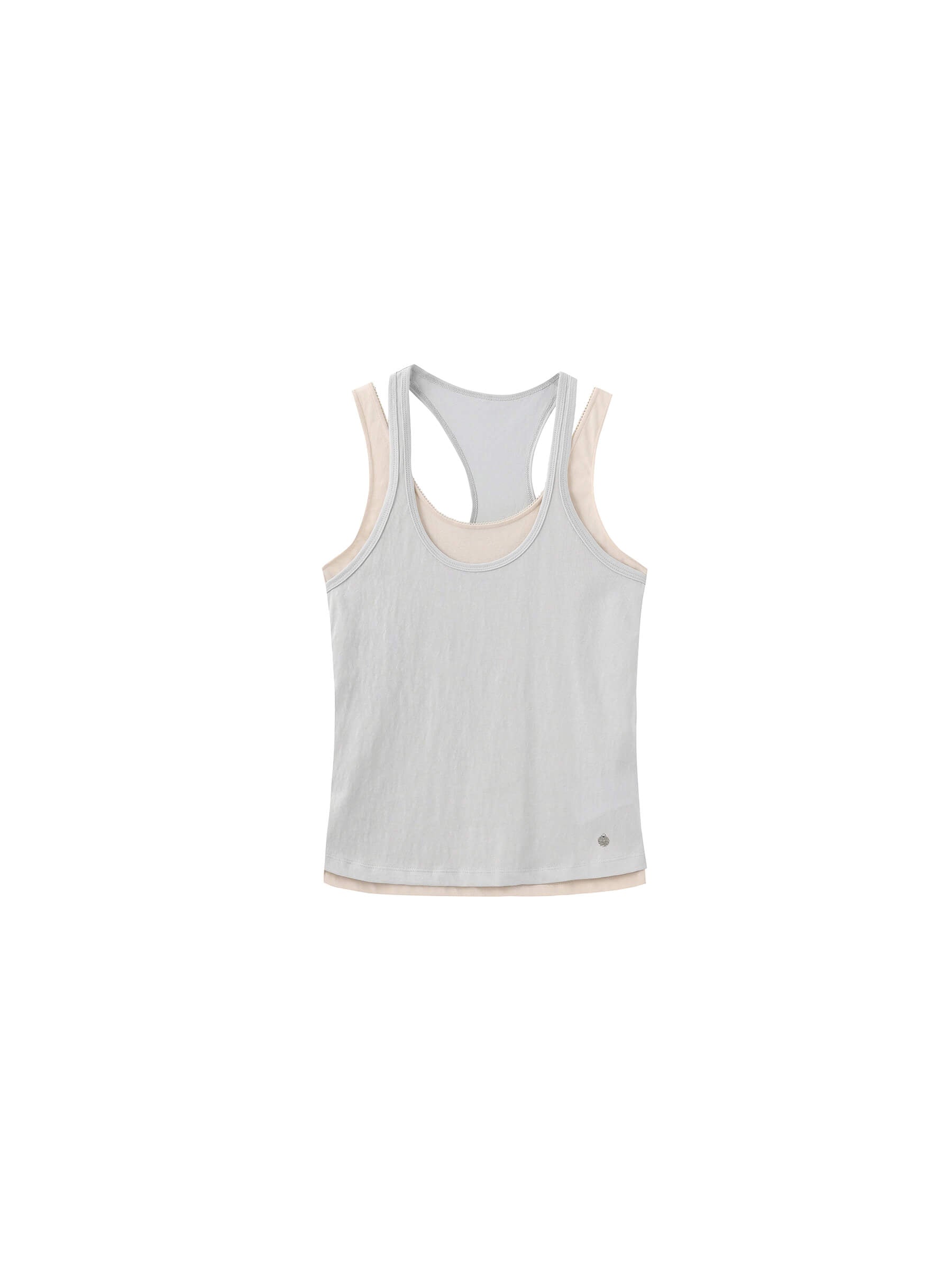 Convertible Two-Piece Color-Block Layered Vest-17