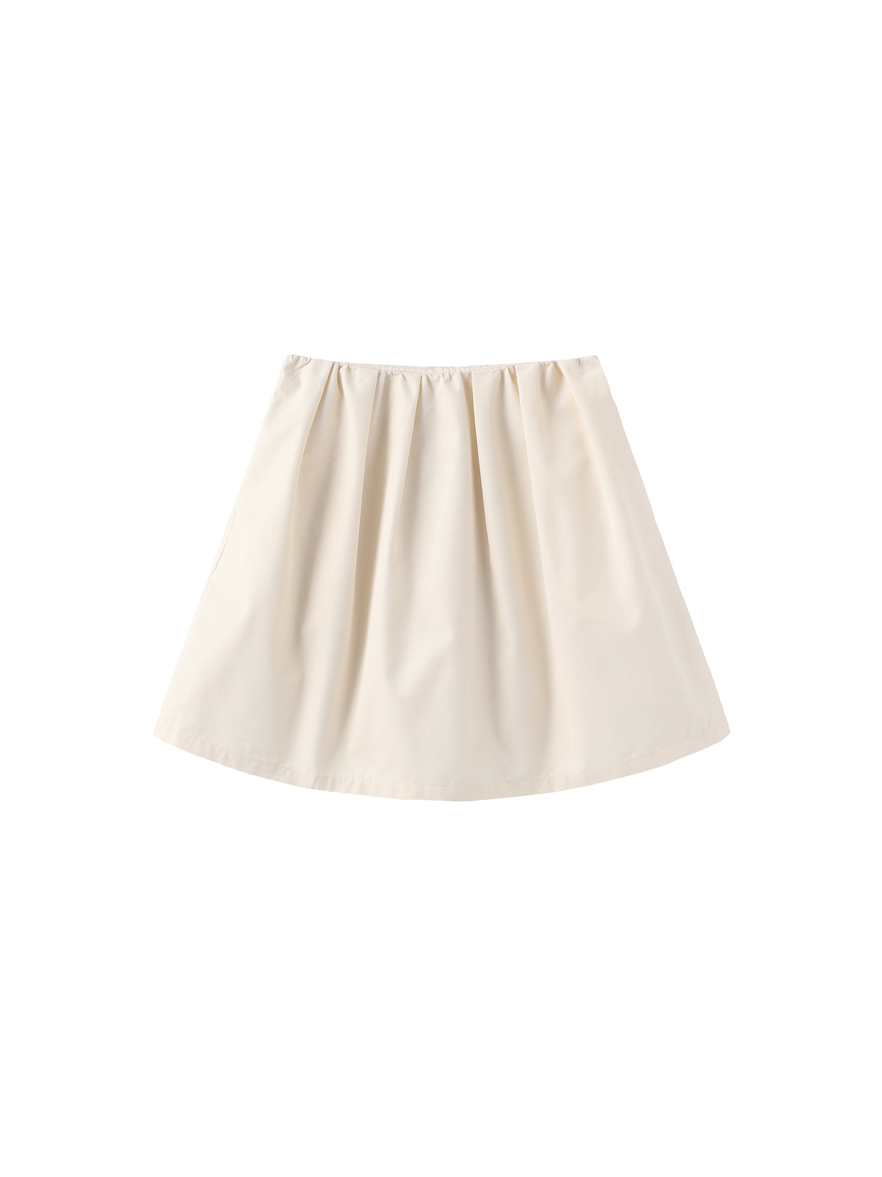 A-line Skirt with Cotton blend-15