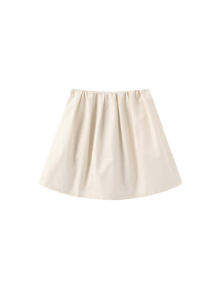 A-line Skirt with Cotton blend