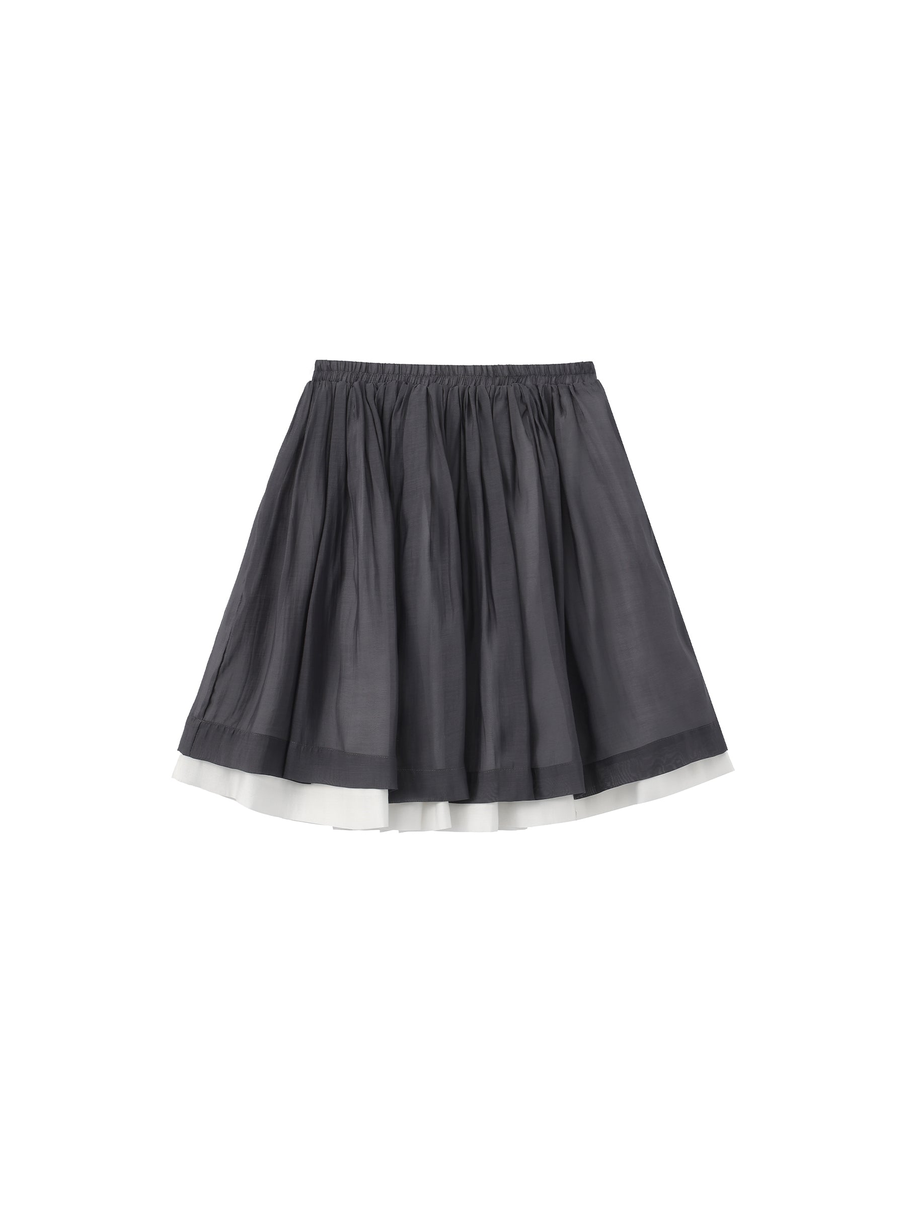 CUBIC Chic Lyocell Tiered Flare Skirt-15
