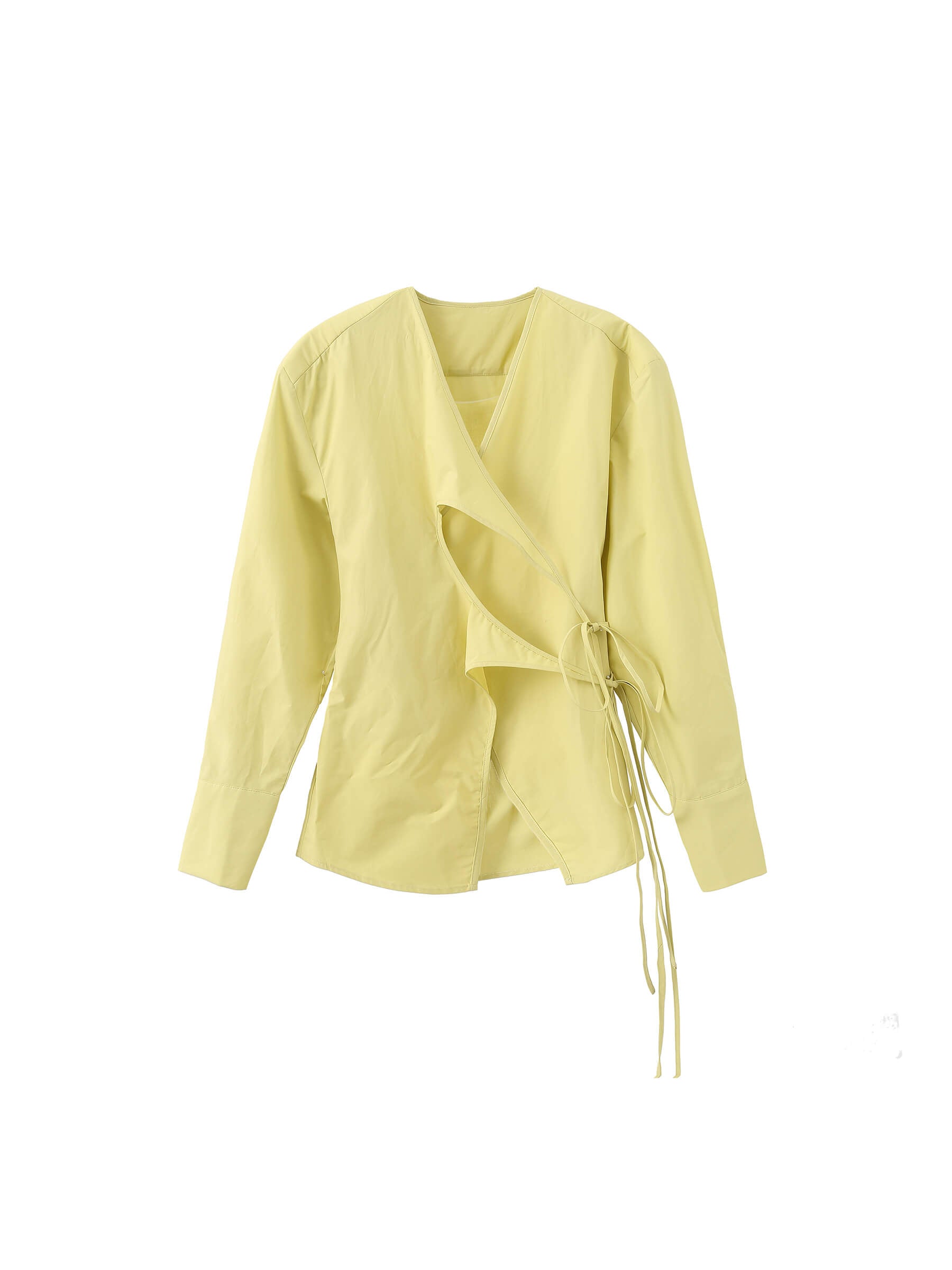 V-Neck Criss-Crossed Layered Blouse-15