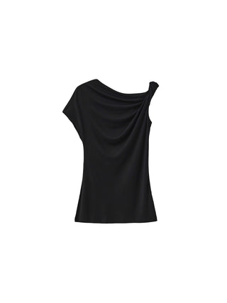 Slim-Fit One-Shoulder T-Shirt
