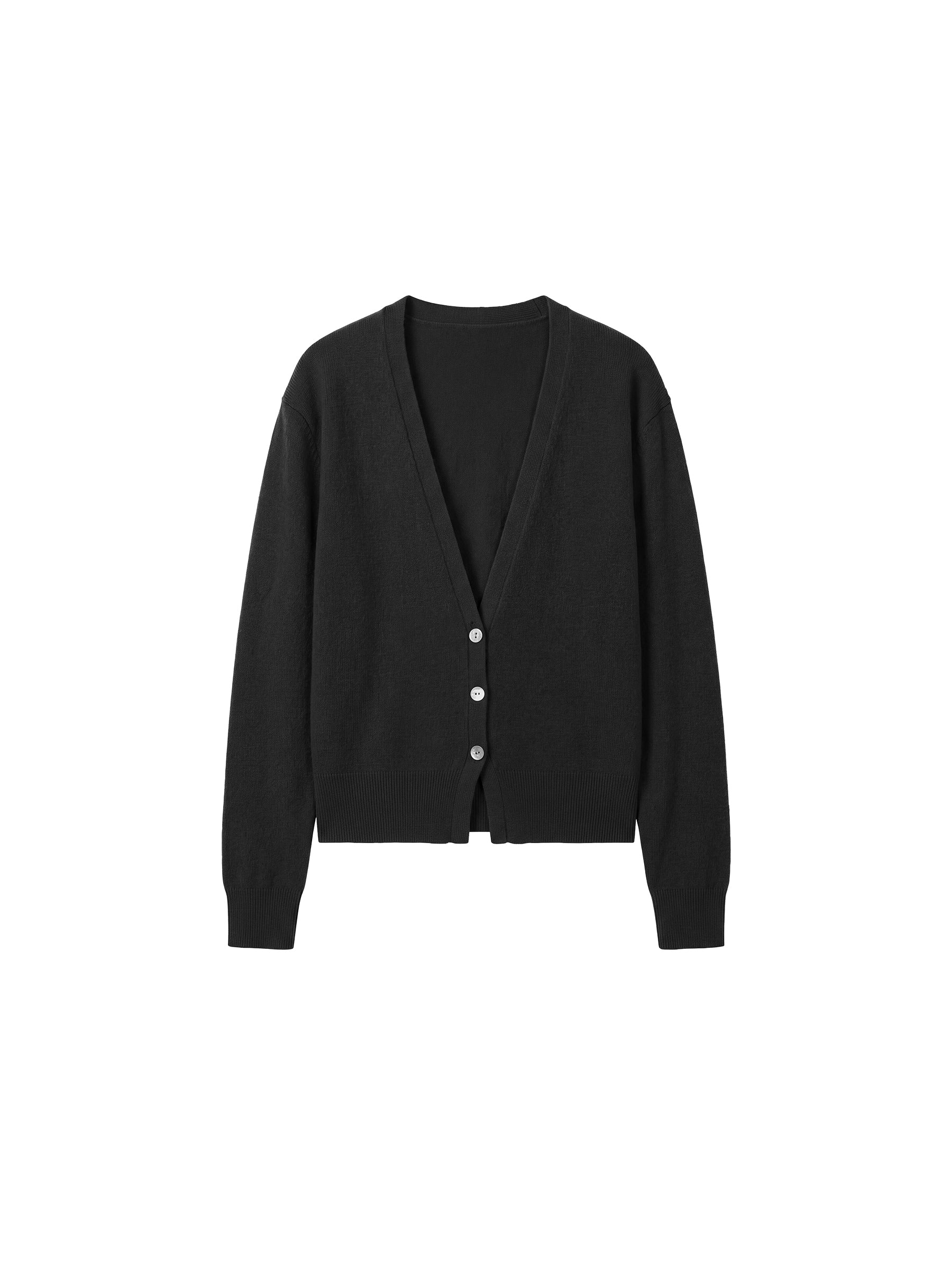 CUBIC 100% Wool V Neck Cardigan-15