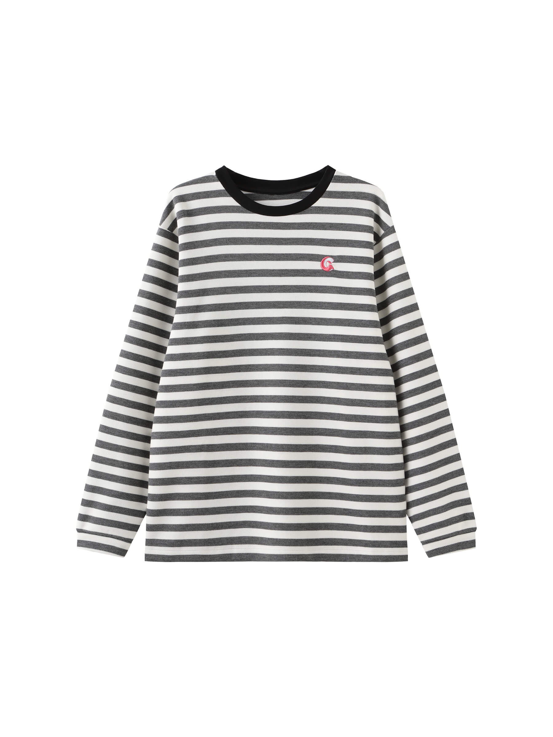 Oversized Striped Long Sleeve Top-15