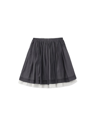 CUBIC Chic Lyocell Tiered Flare Skirt(Pre order: 30 days)