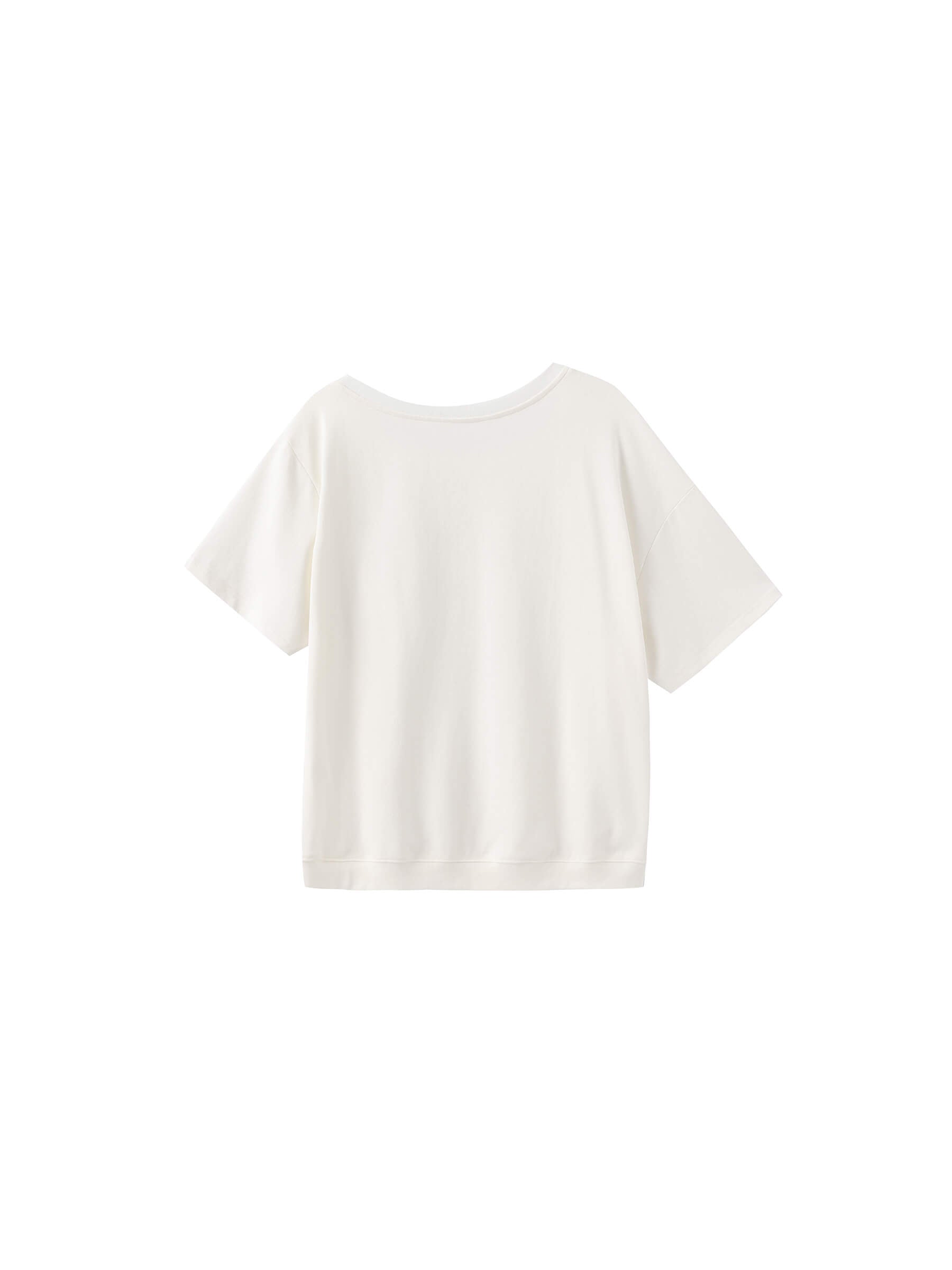 C by CUBIC Embroidered Off-Shoulder T-Shirt-18