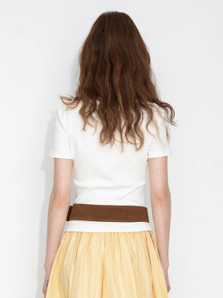 C by CUBIC Crew Neck Short-Sleeve T-Shirt