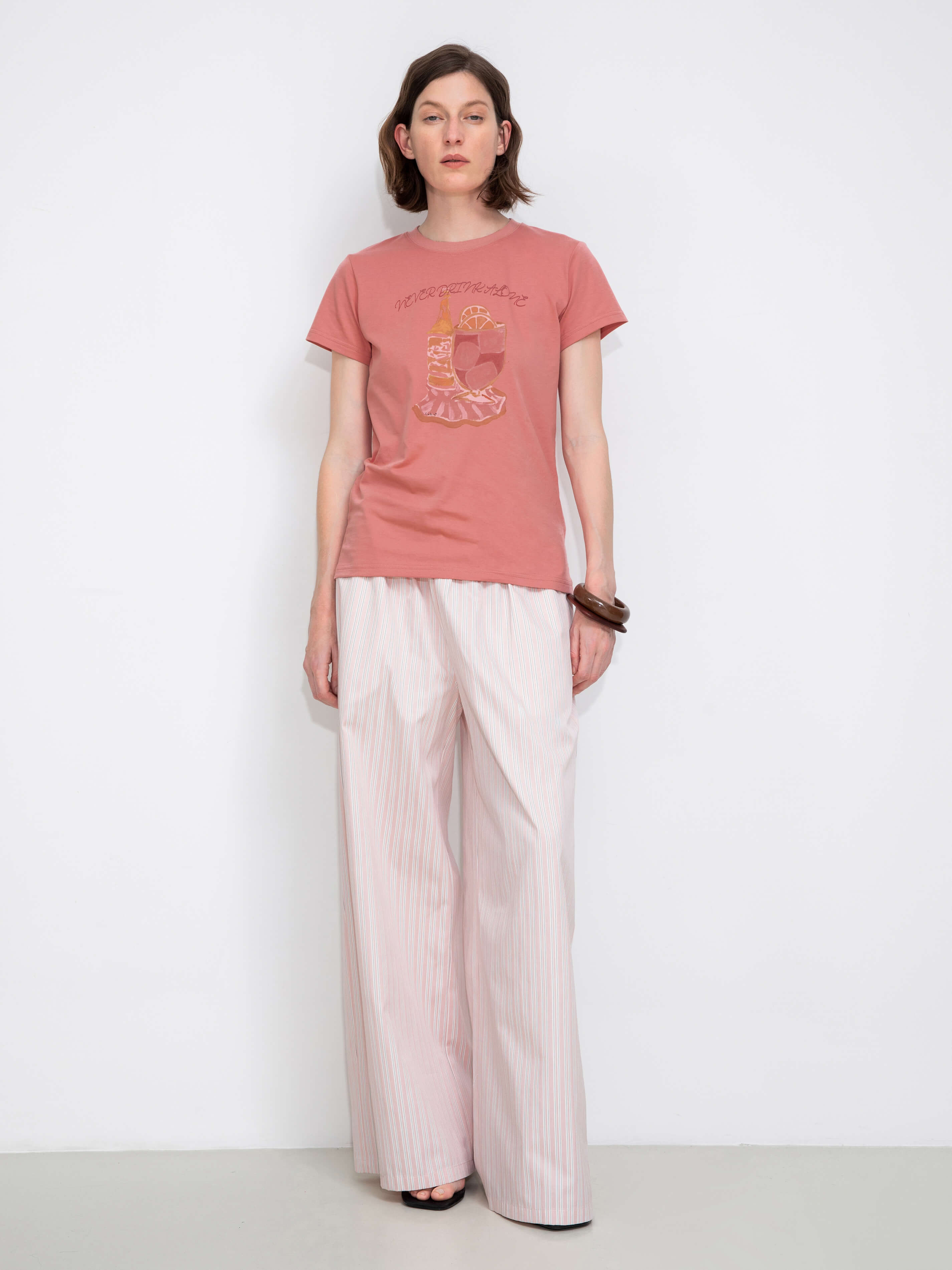Printed Casual Short-Sleeve Top-16