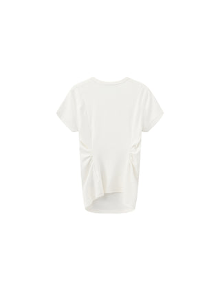 CUBIC Slim Cropped Crew Neck Top