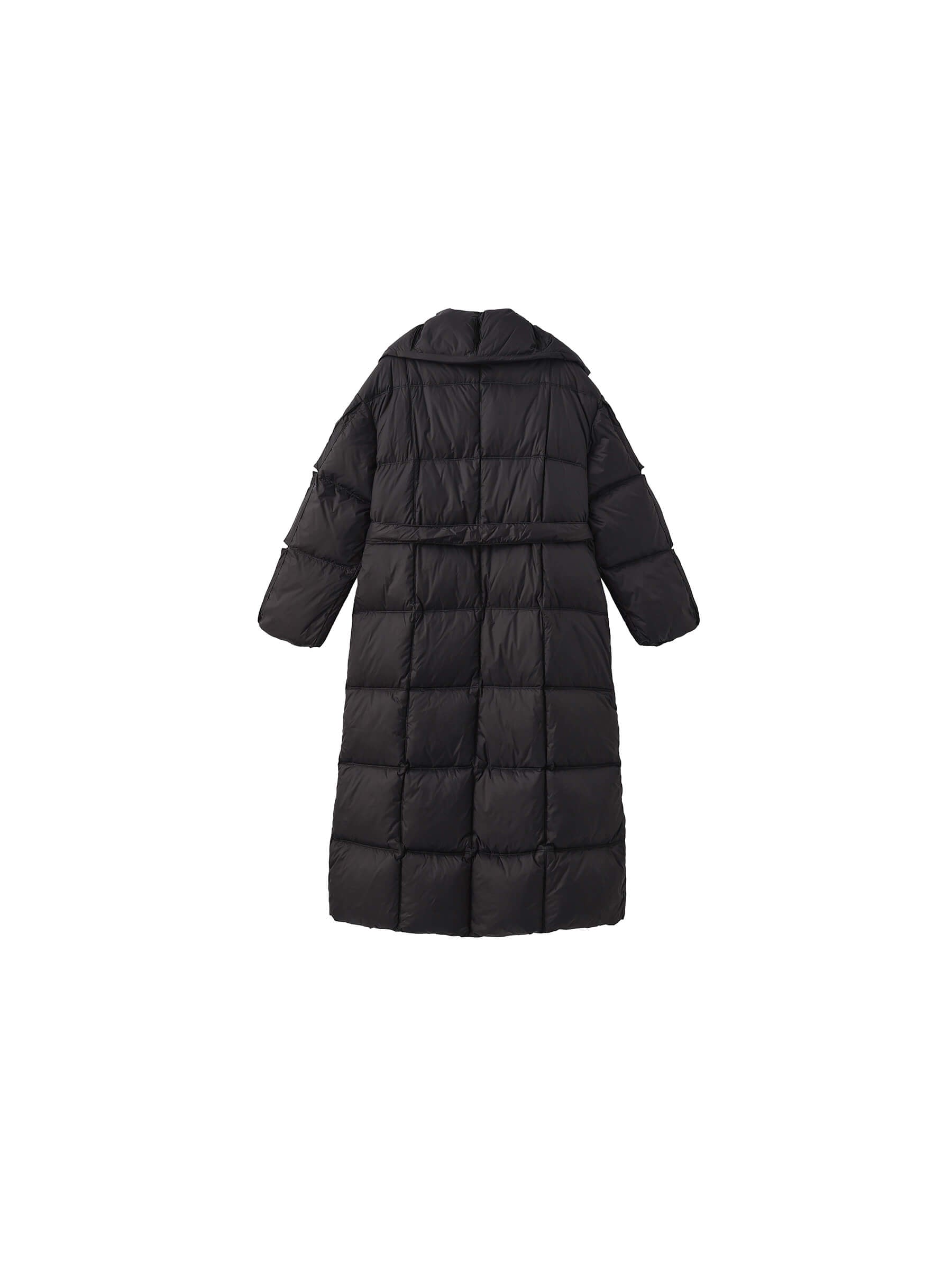 Long Boxy Down Coat-18