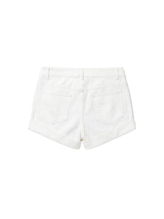 CUBIC Cotton-Blend Rolled-Cuff Utility Shorts