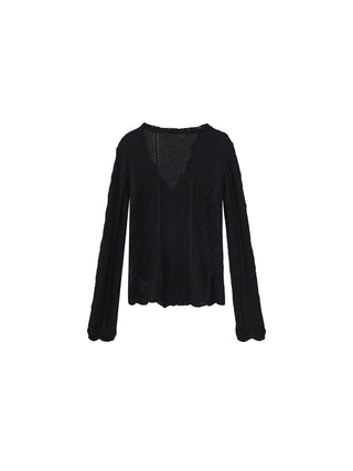 Vintage V-Neck Slim Fit Cardigan